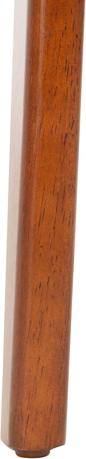 Lucca Retro Dining Chair (Set of 2) - DCH1001 - Walnut/Black - Safavieh