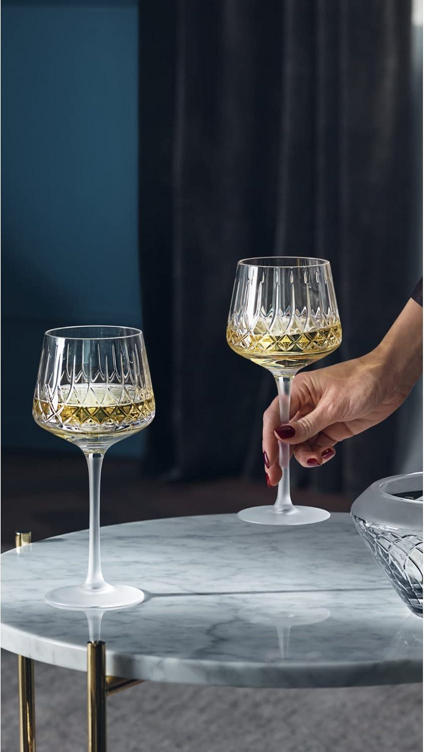 Waterford Lismore Arcus Wine Universal 14 oz (Set of 2)