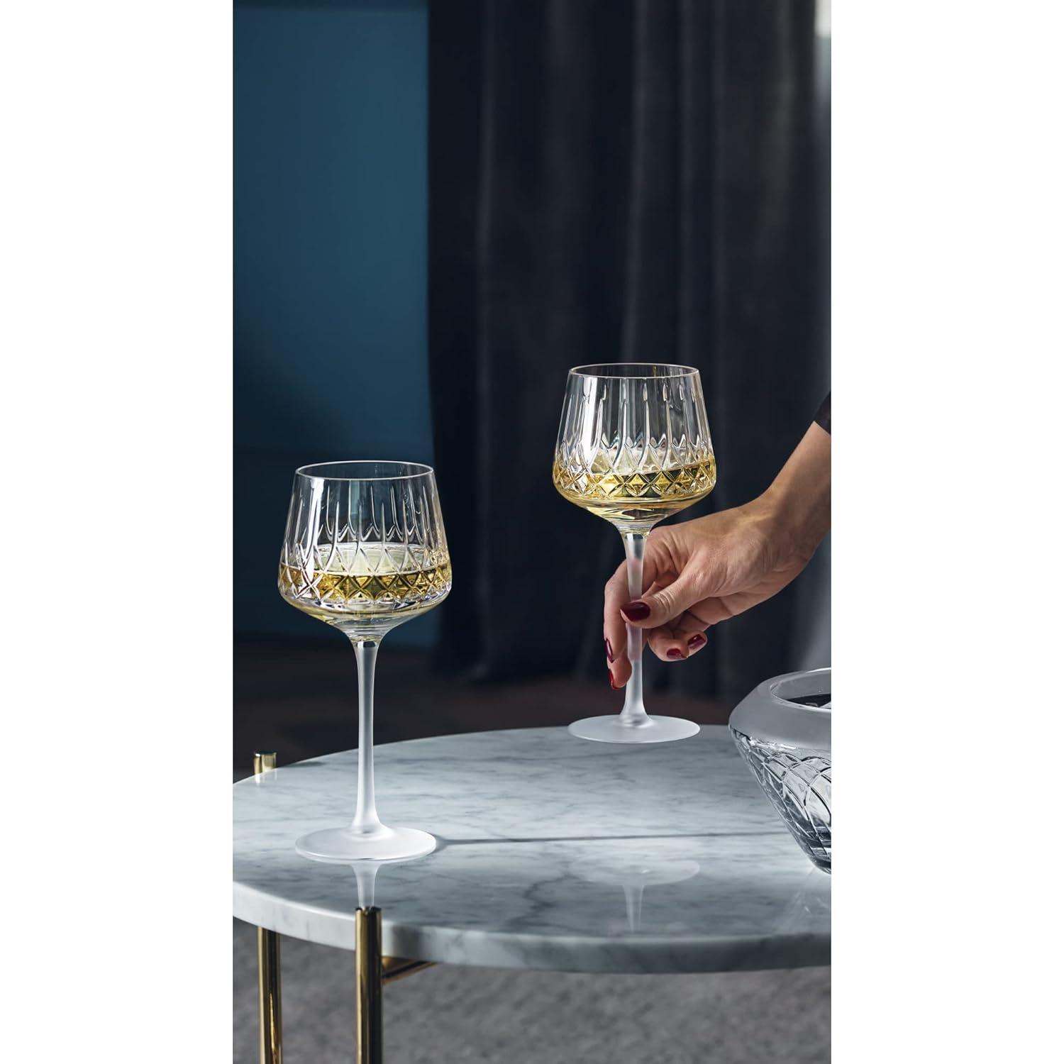 Waterford Lismore Arcus Wine Universal 14 oz (Set of 2)