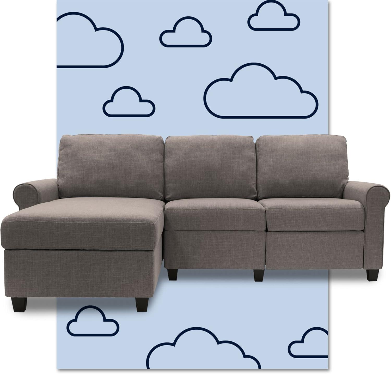 Serta Palisades Reclining Sectional Sofa with Storage Chaise