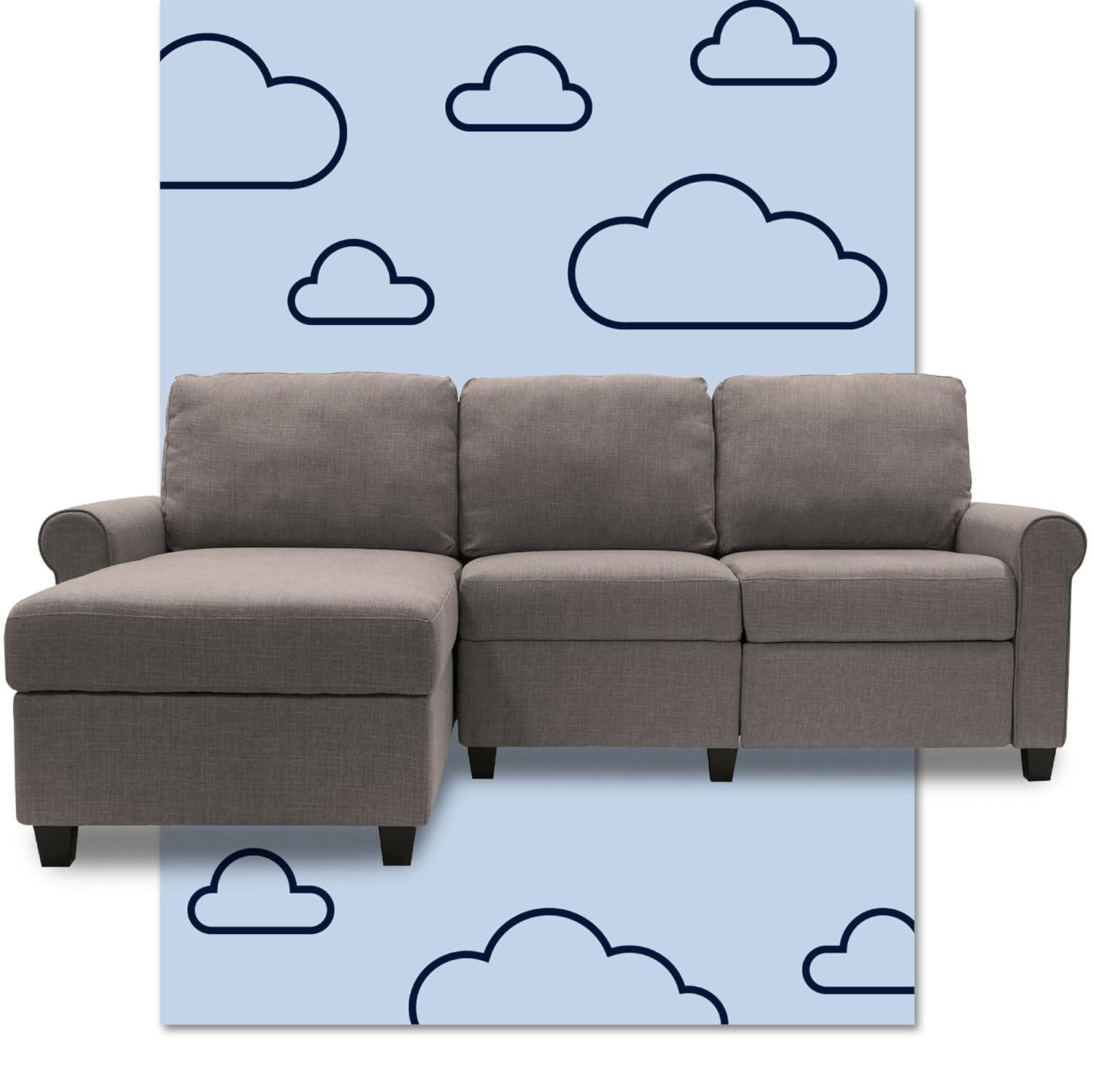 Serta Palisades Reclining Sectional Sofa with Storage Chaise