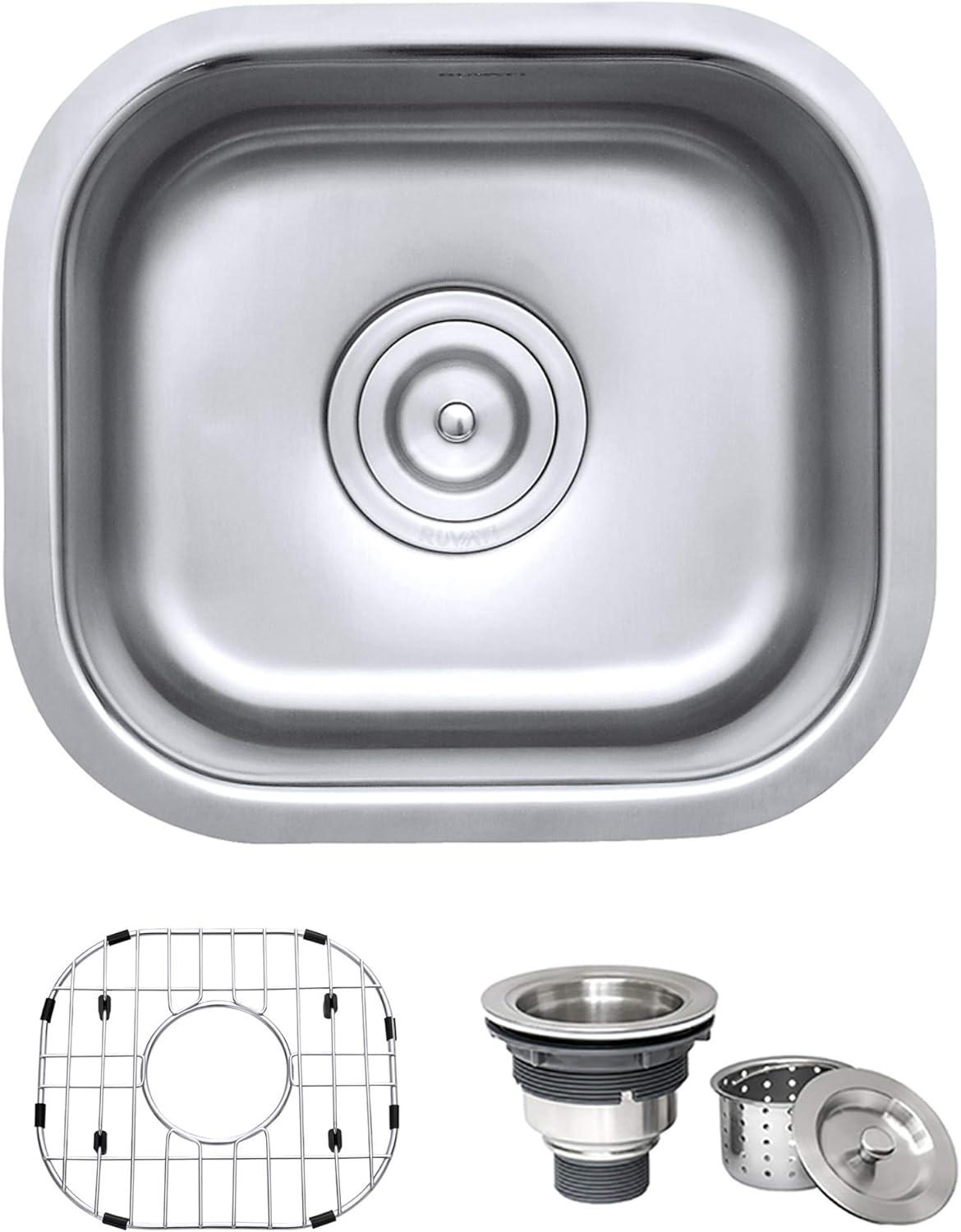 Ruvati Bar Prep Sink Undermount 16 Gauge Stainless Steel