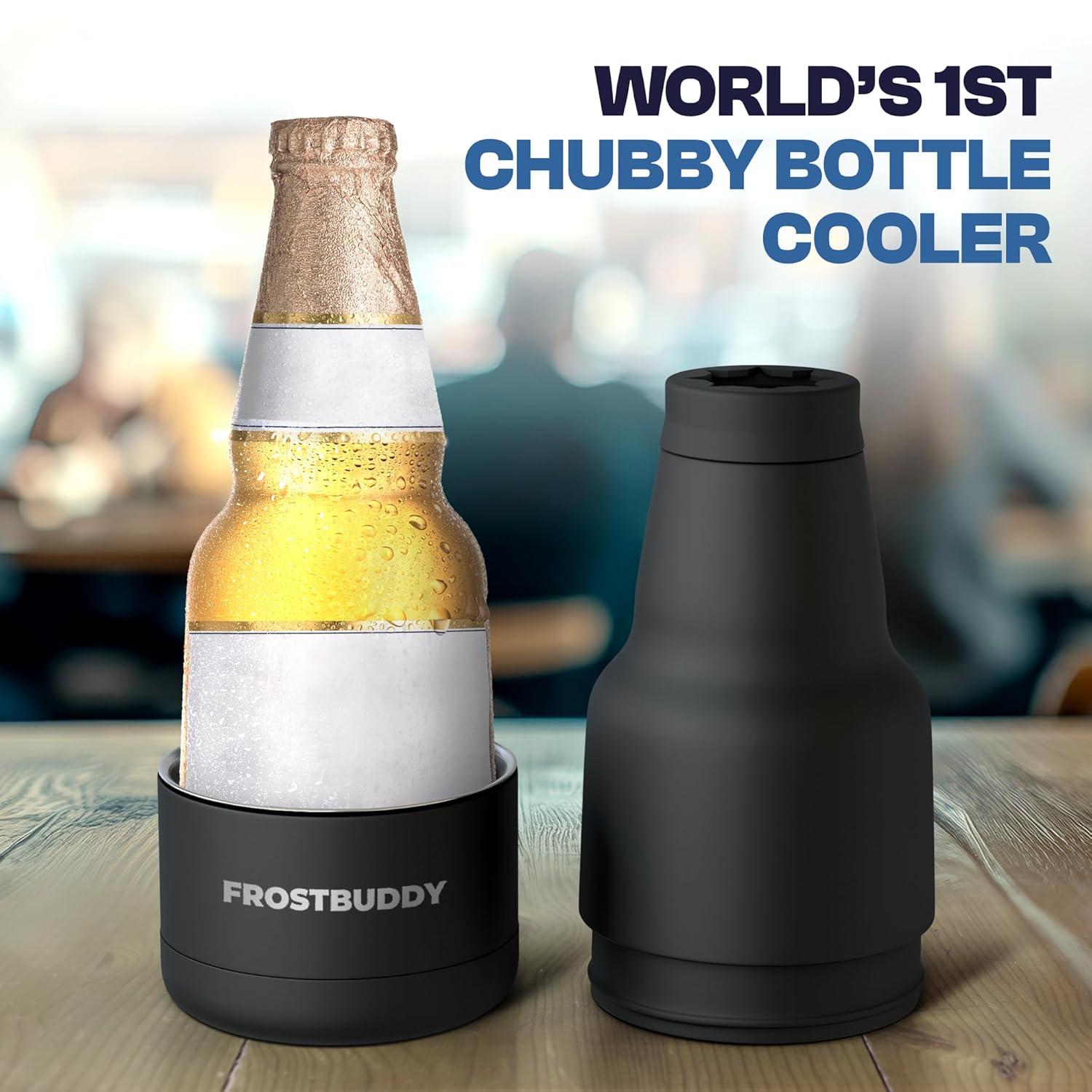 Frost Buddy - Modelo Beer Cooler Bottle - Beer Cooler - Double Wall Vacuum Insulated for Ice Cold Beer - Stainless Steel (Mexico)