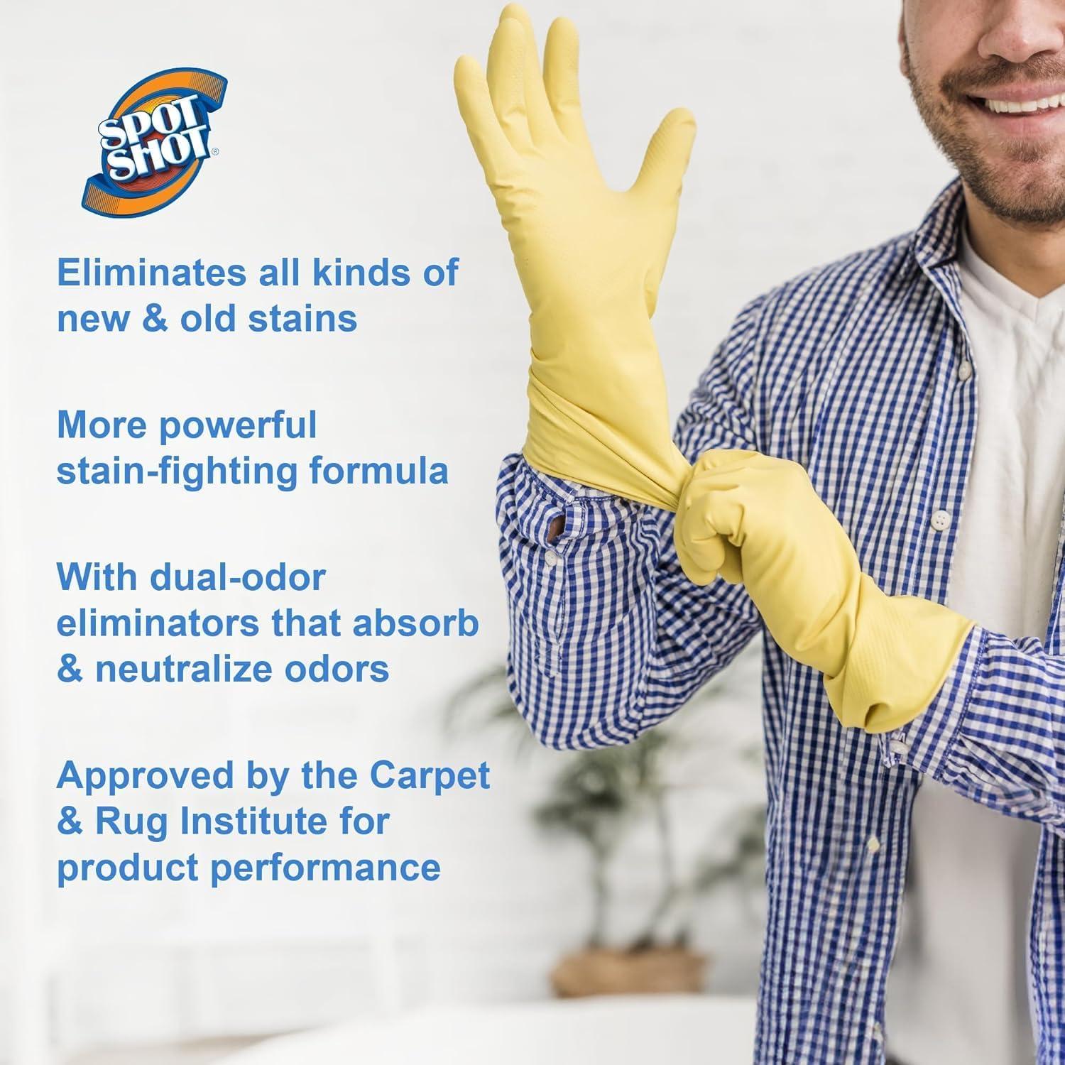 Spot Shot 009716 Instant Non Toxic Carpet Stain and Odor Eliminator, 14 Ounces