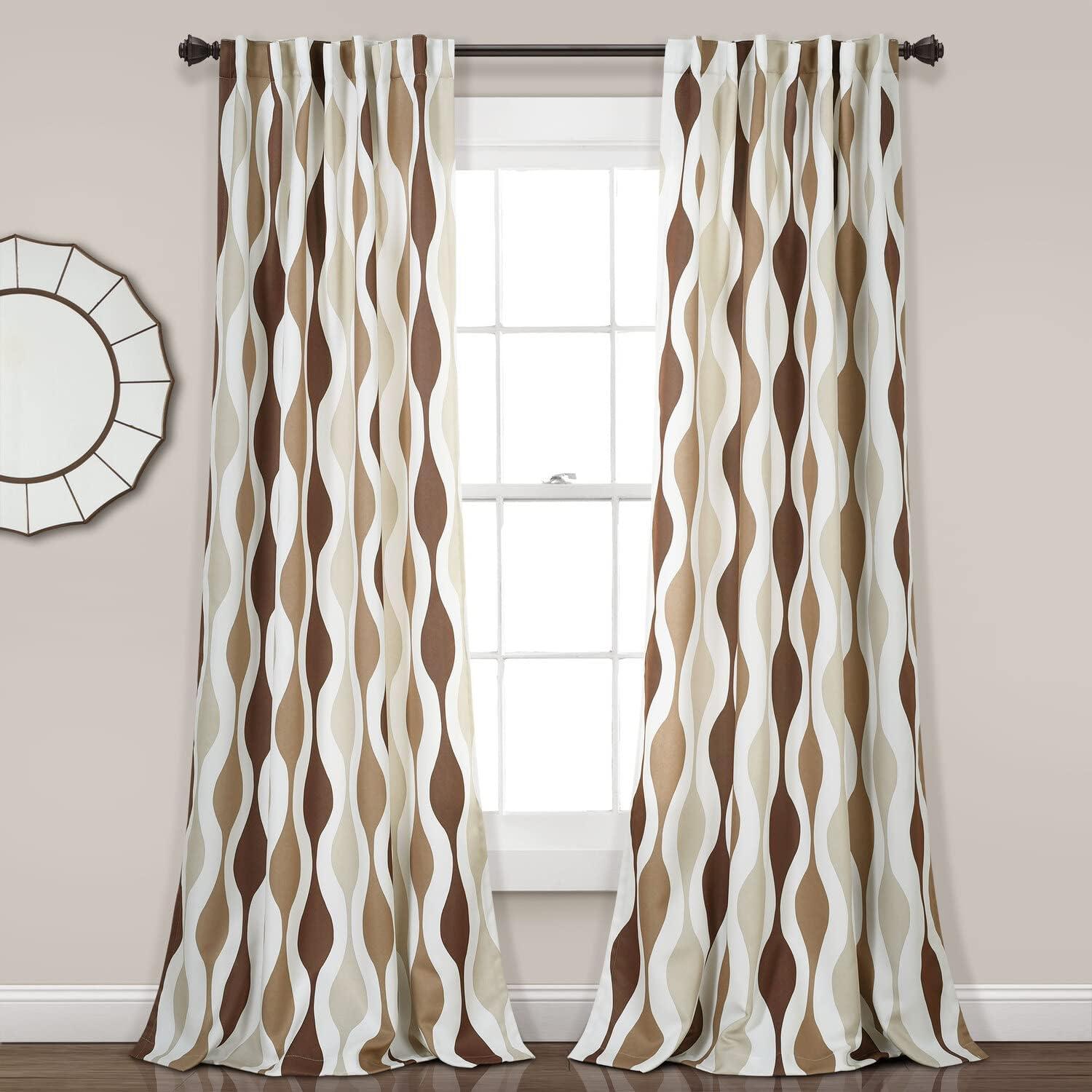 Polyester Room Darkening Curtain Pair (Set of 2)