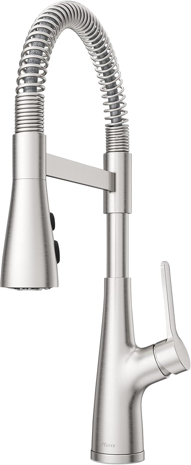 Pfister LG529NECS Neera Culinary Look Pull Down Single Handle Kitchen Faucet