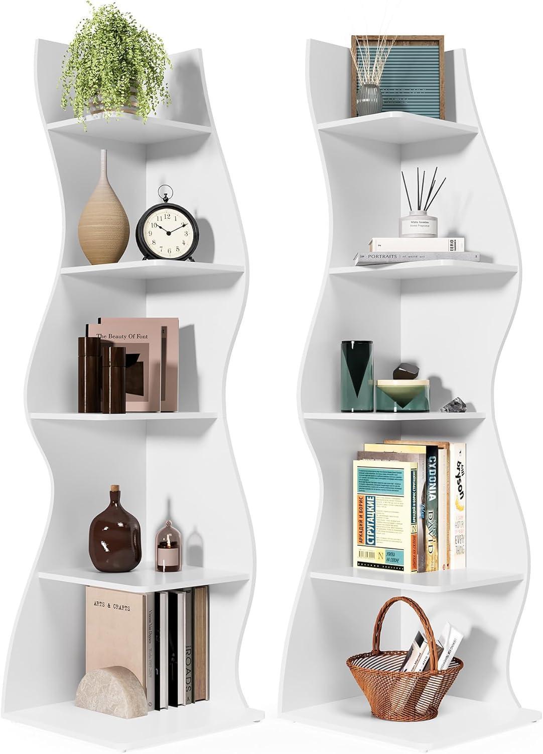 Arhab Corner Bookcase