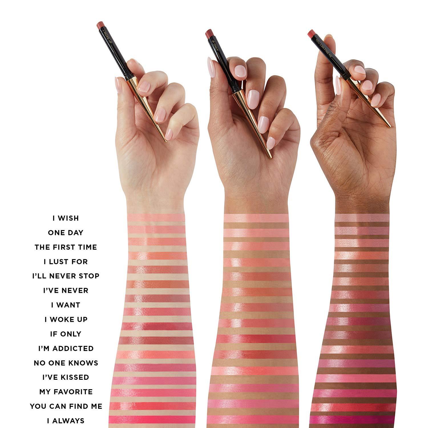 Terracotta Rose Long-Wearing Satin Liquid Lipstick with Gold Applicator