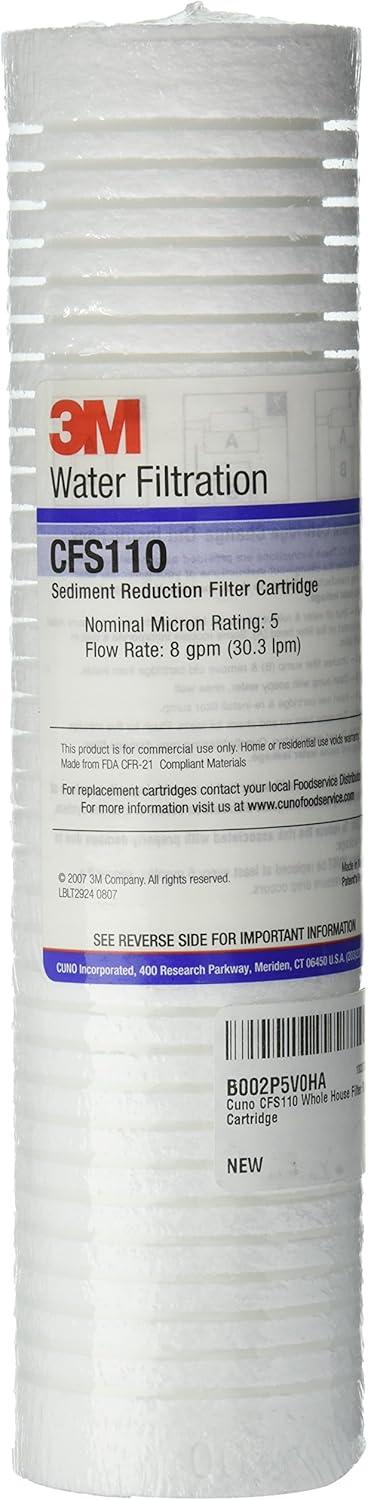 3M 9-3/4" White Heavy Duty Replacement Water Filter Cartridge