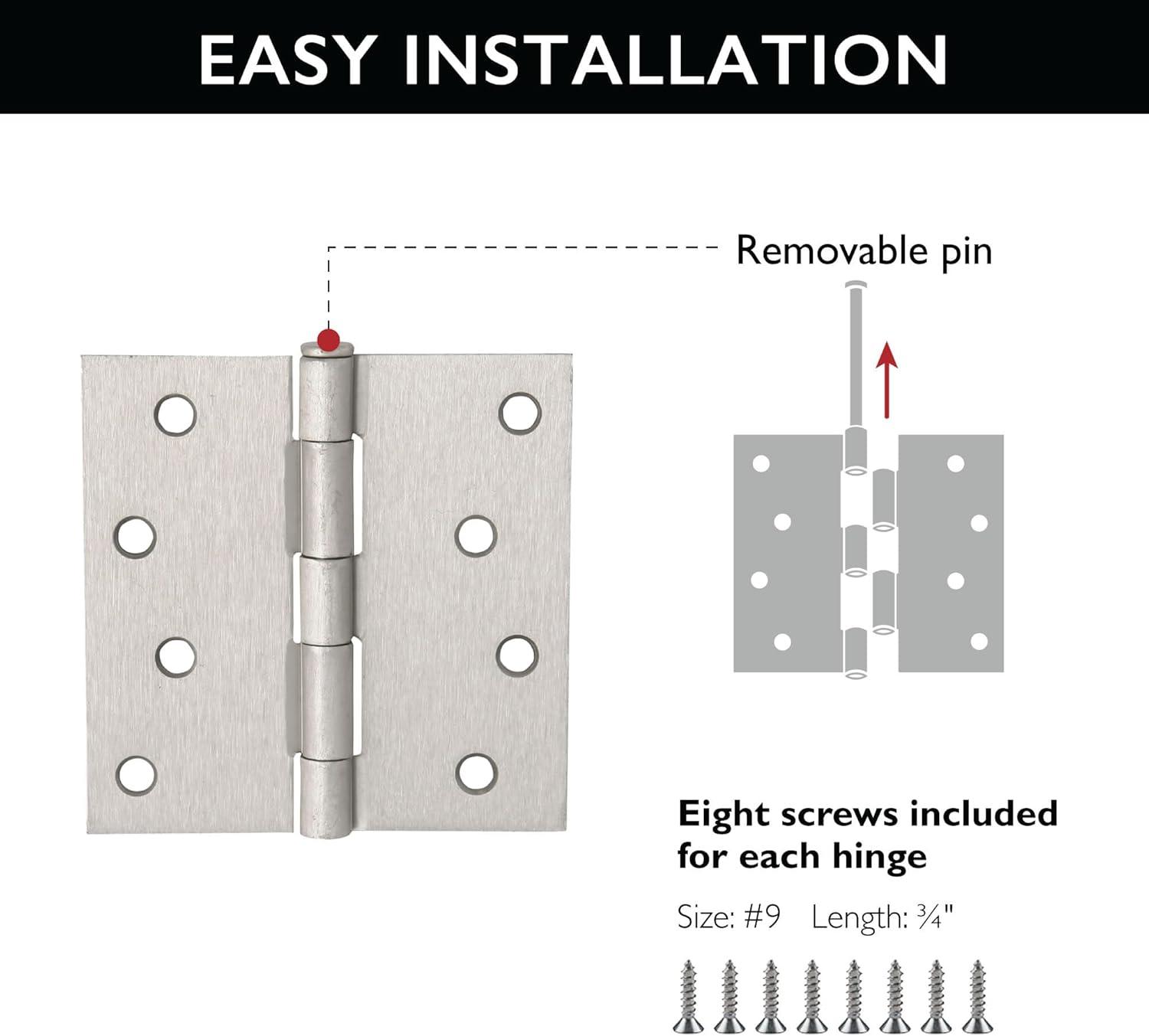 4'' H x 4'' W Butt Bearing Pair Door Hinge