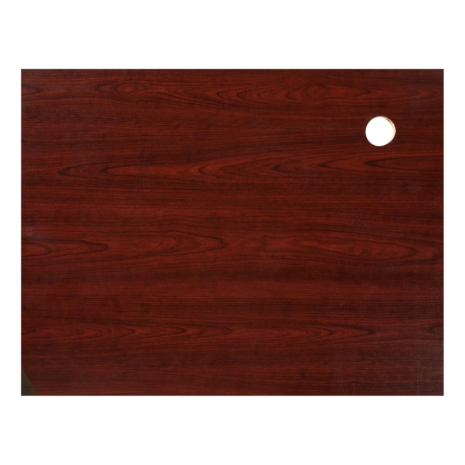 Realspace Magellan 59"W L-Shaped Desk, Classic Cherry
