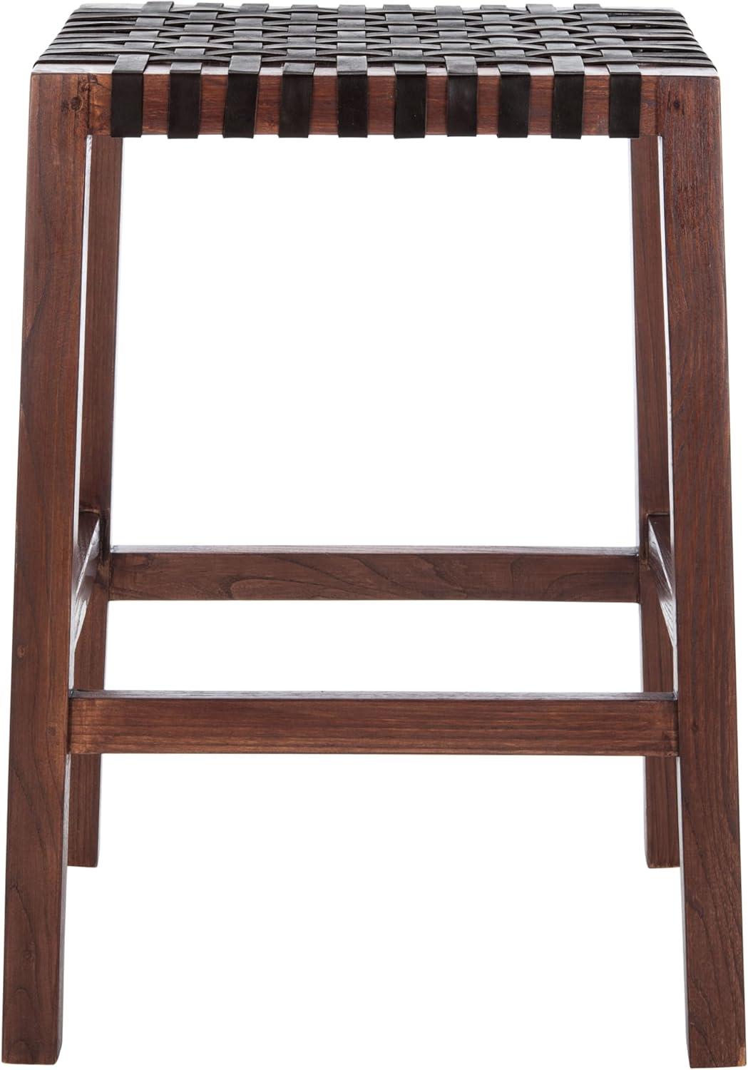 Capri Counter Stool - BST1009 - Brown/Brown - Safavieh