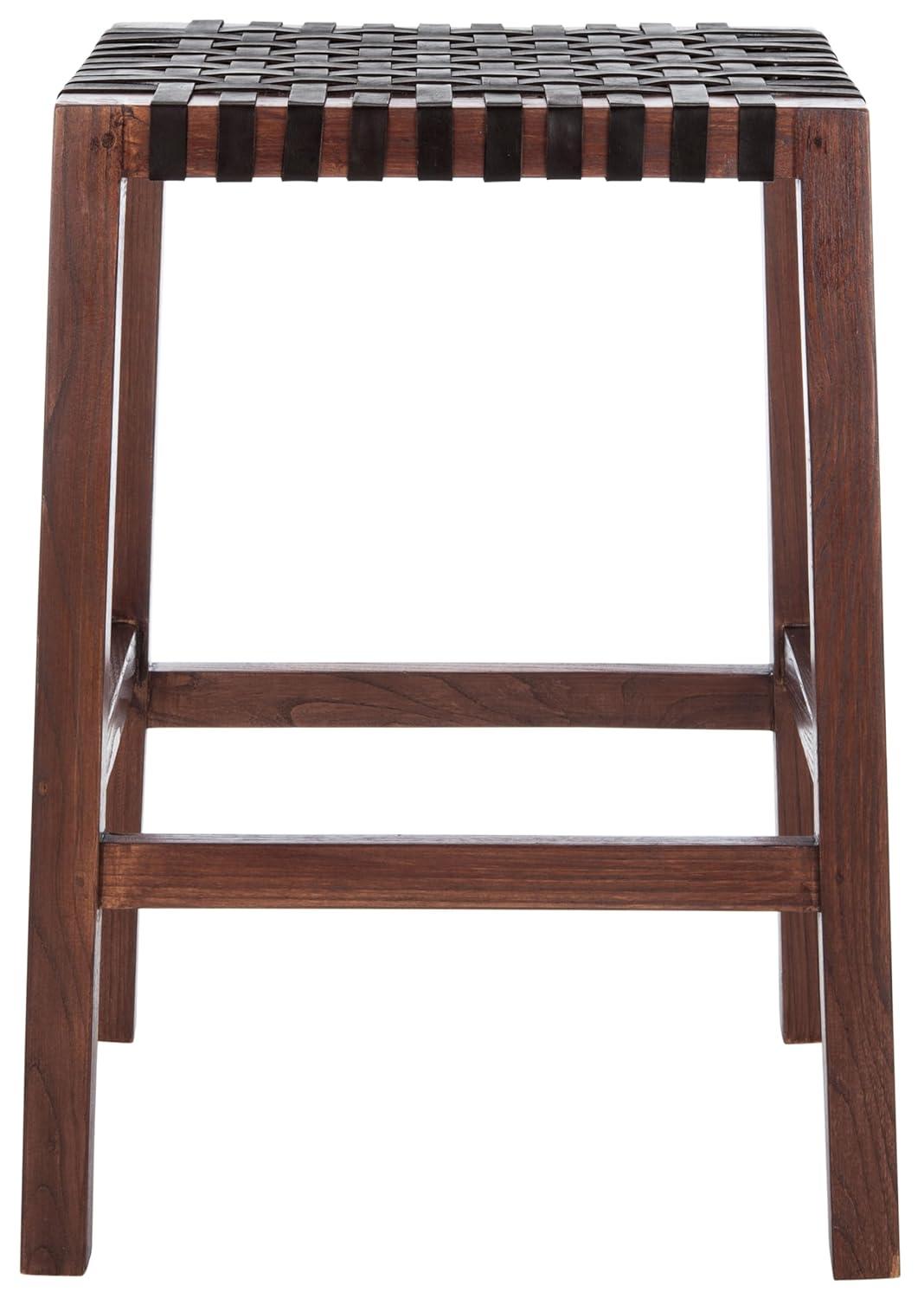 Capri Counter Stool - BST1009 - Brown/Brown - Safavieh