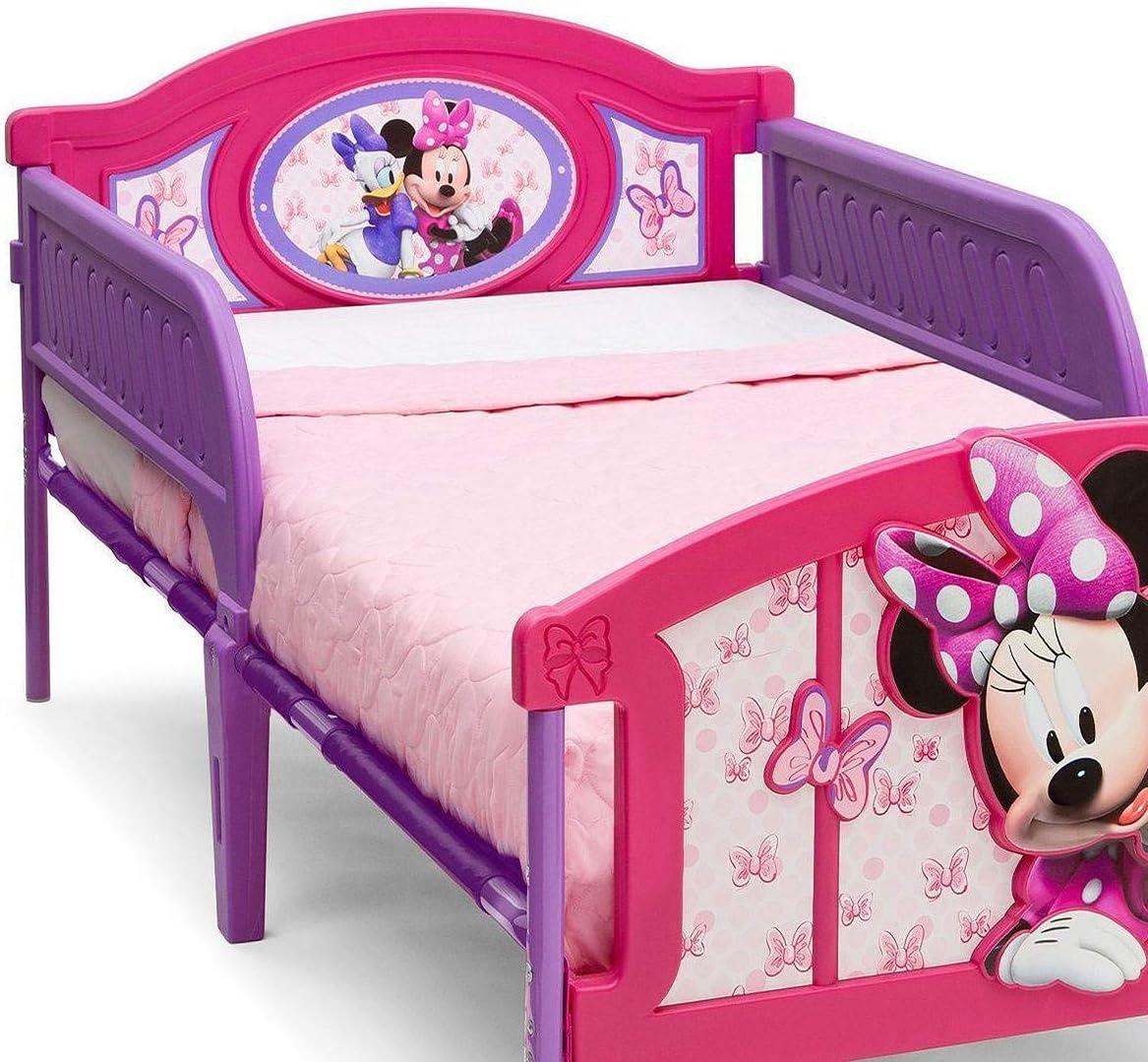 Delta Children Twin Disney Minnie Mouse Plastic 3D Kids' Bed