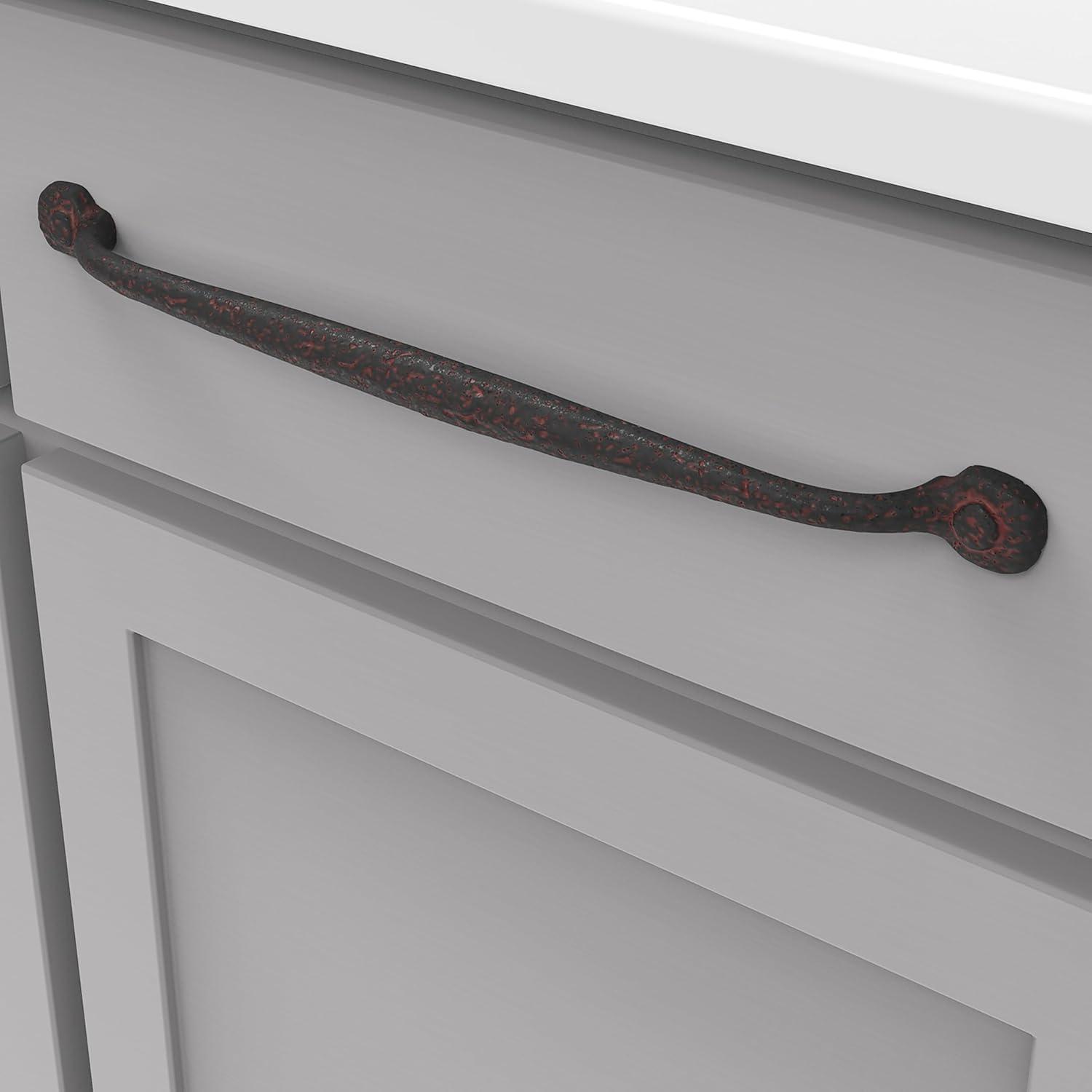 Refined Rustic Kitchen Cabinet Handles, Solid Core Drawer Pulls for Cabinet Doors