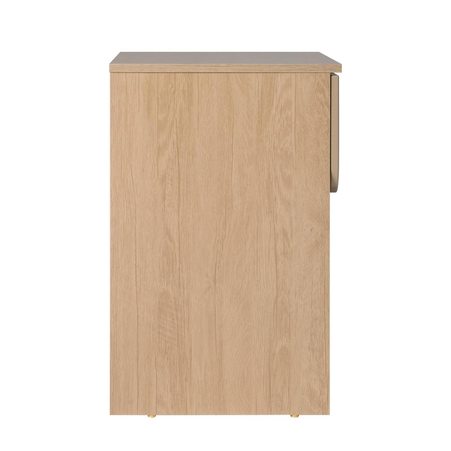 Walker Edison Modern Scandi 1-Drawer Nightstand, Riviera