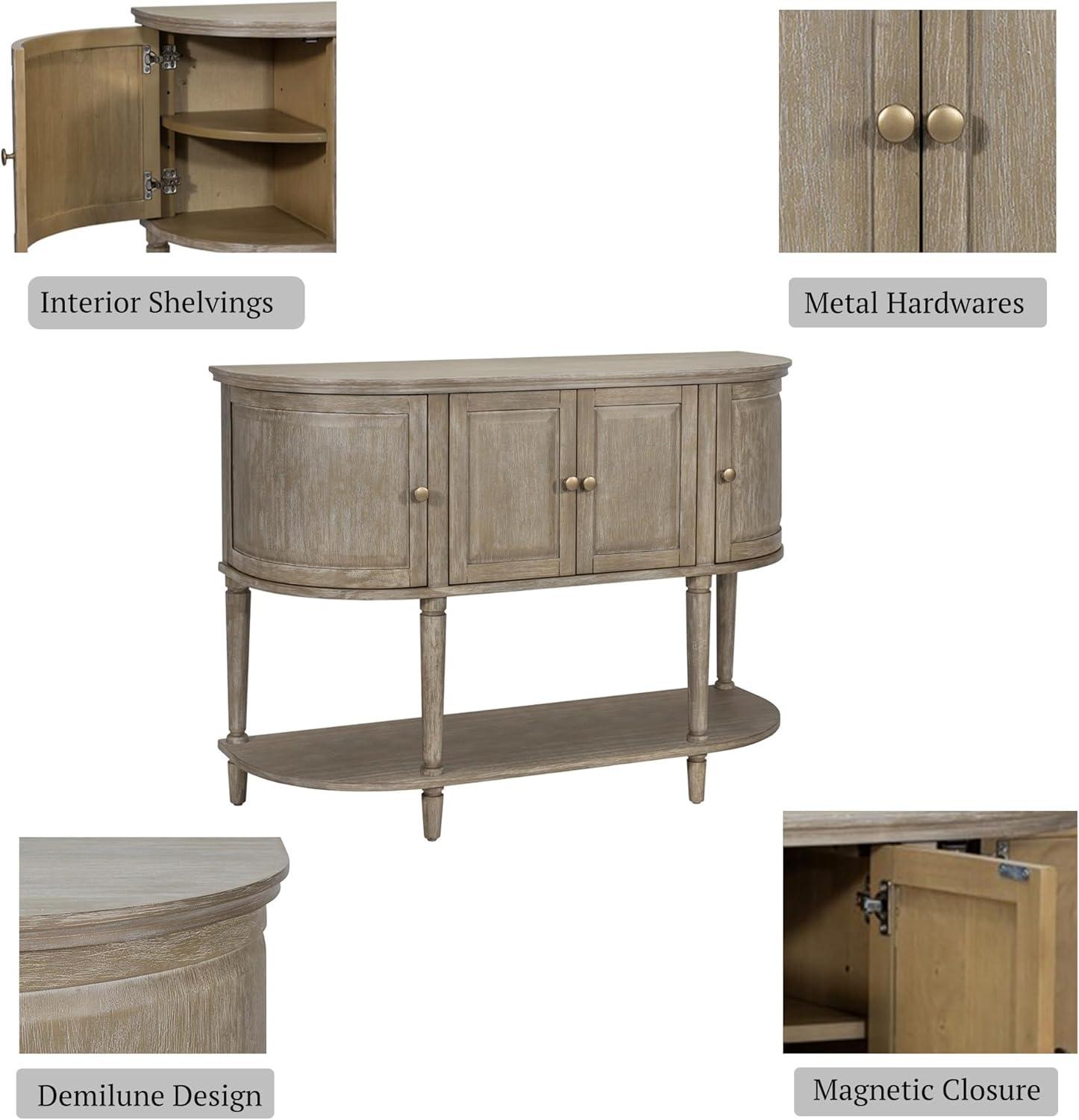 Ayanna Accent Cabinet With Lower Shelf