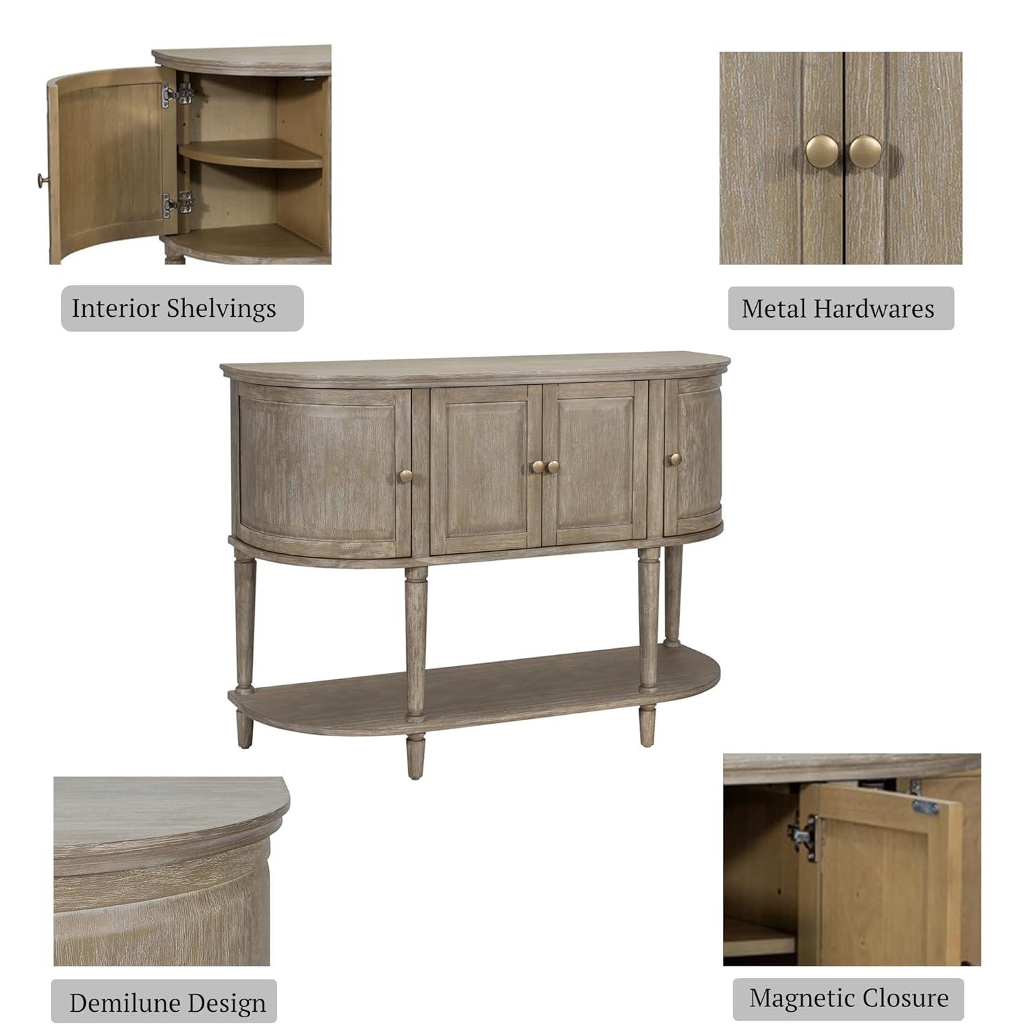 Ayanna Accent Cabinet With Lower Shelf