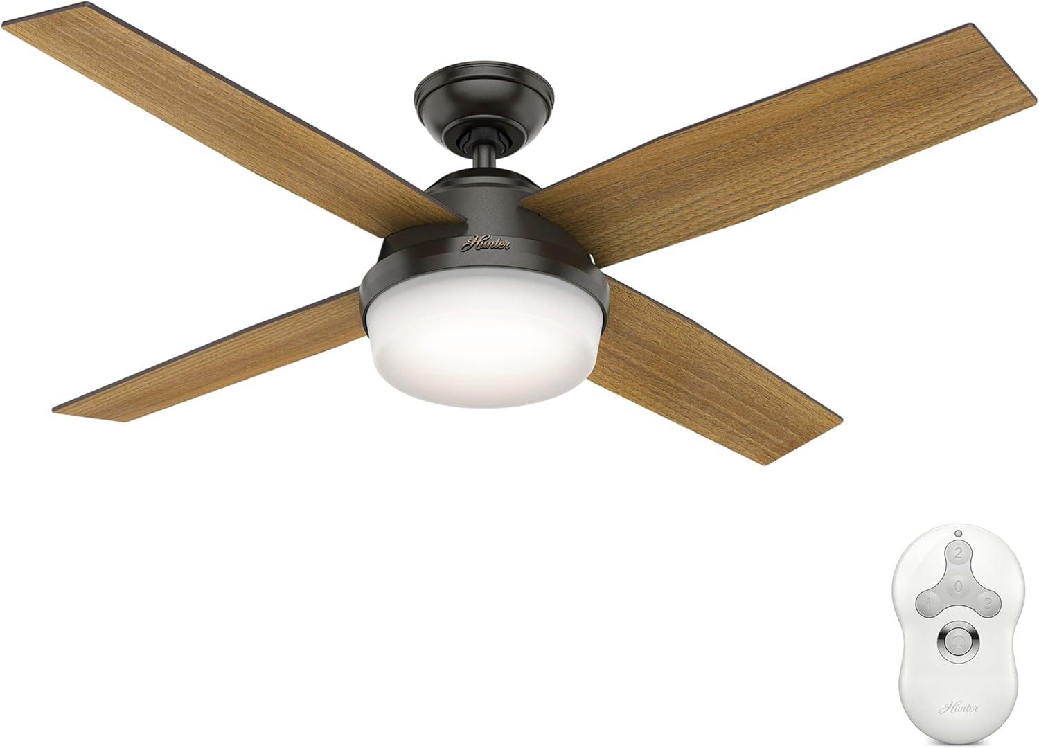 Kieous Gap Ceiling Fan with LED Lights