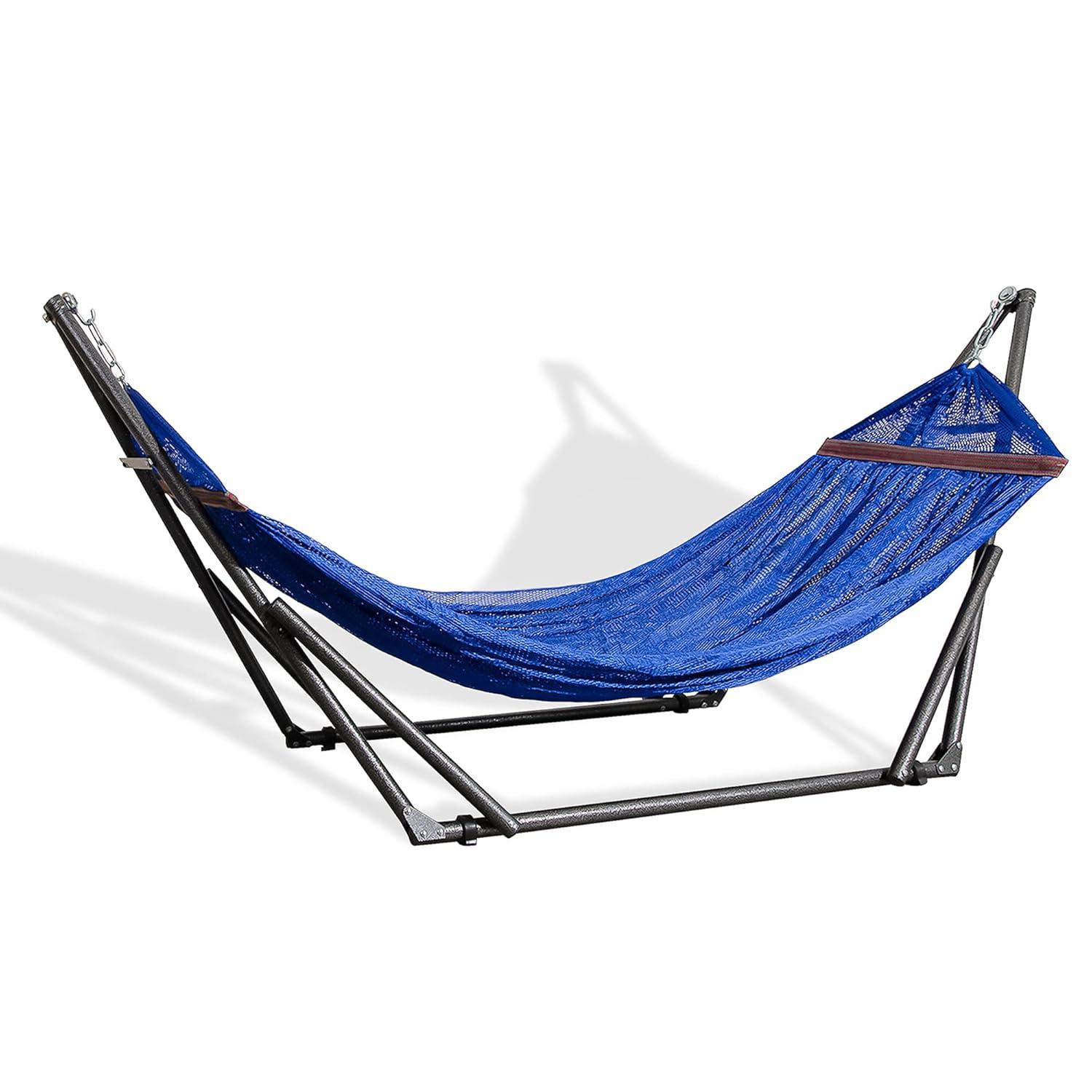 Quality Home EZ Daze Hammock with Stand-NAVY