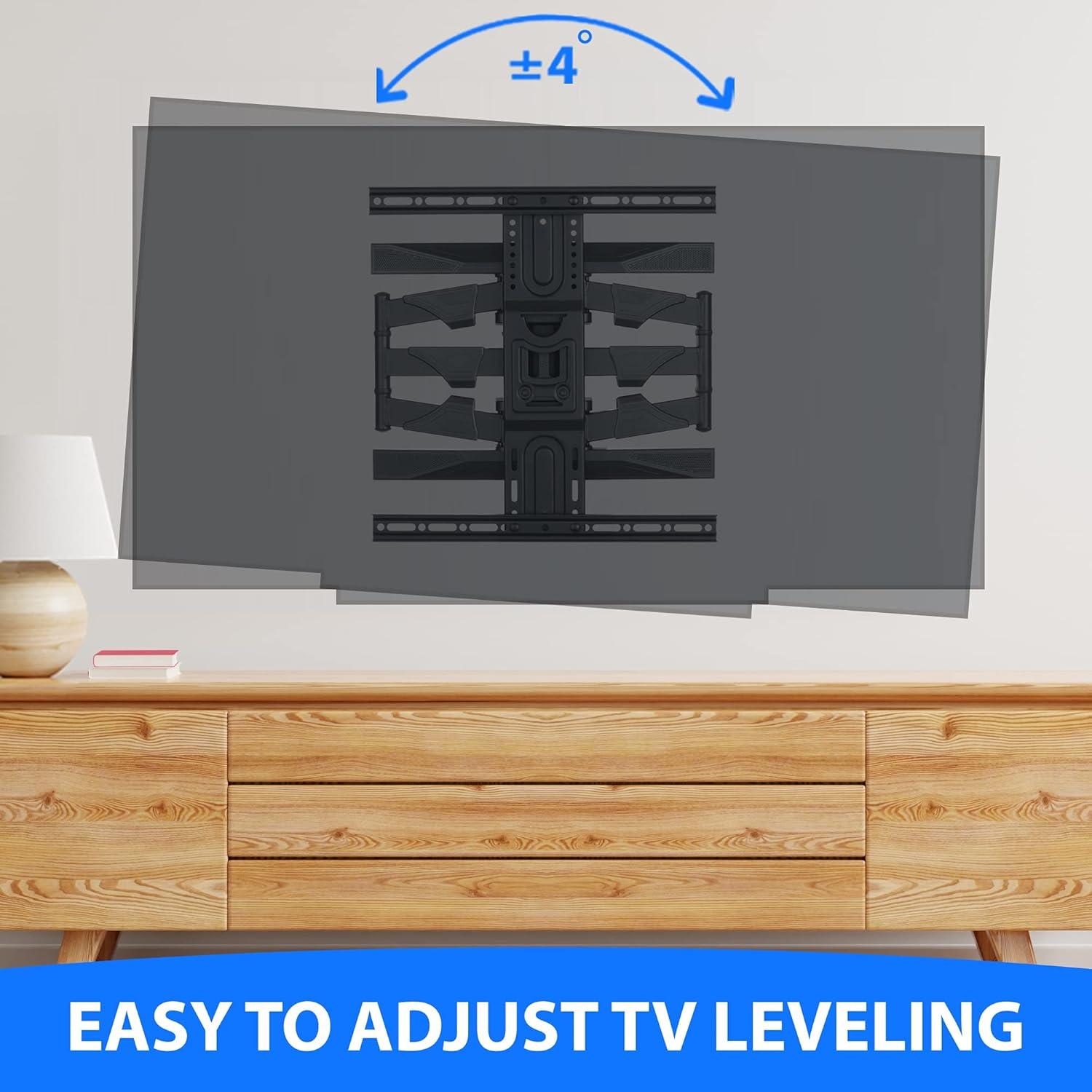 Mount Factory Mount Factory Full Motion TV Wall Mount for Flat Screen TVs 42-70", Holds up to 100 Lbs.