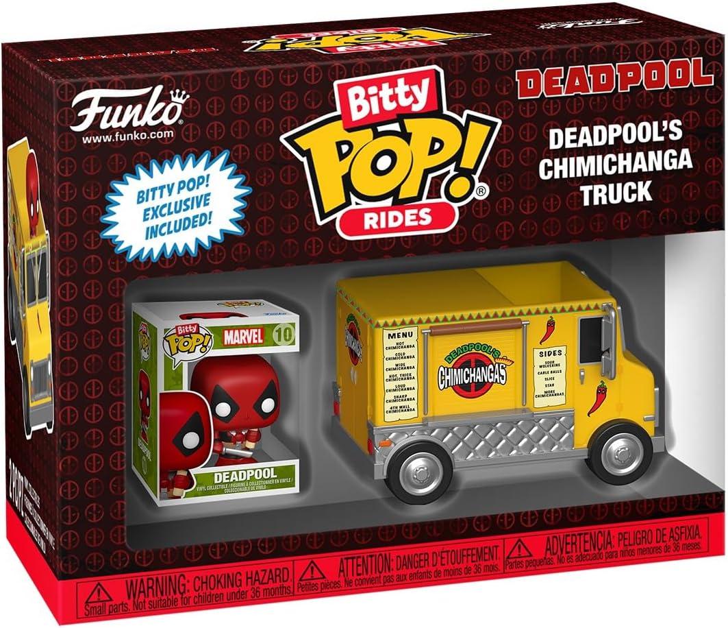 Funko Bitty POP! Rides: Marvel Deadpool's Chimichanga Truck Figures