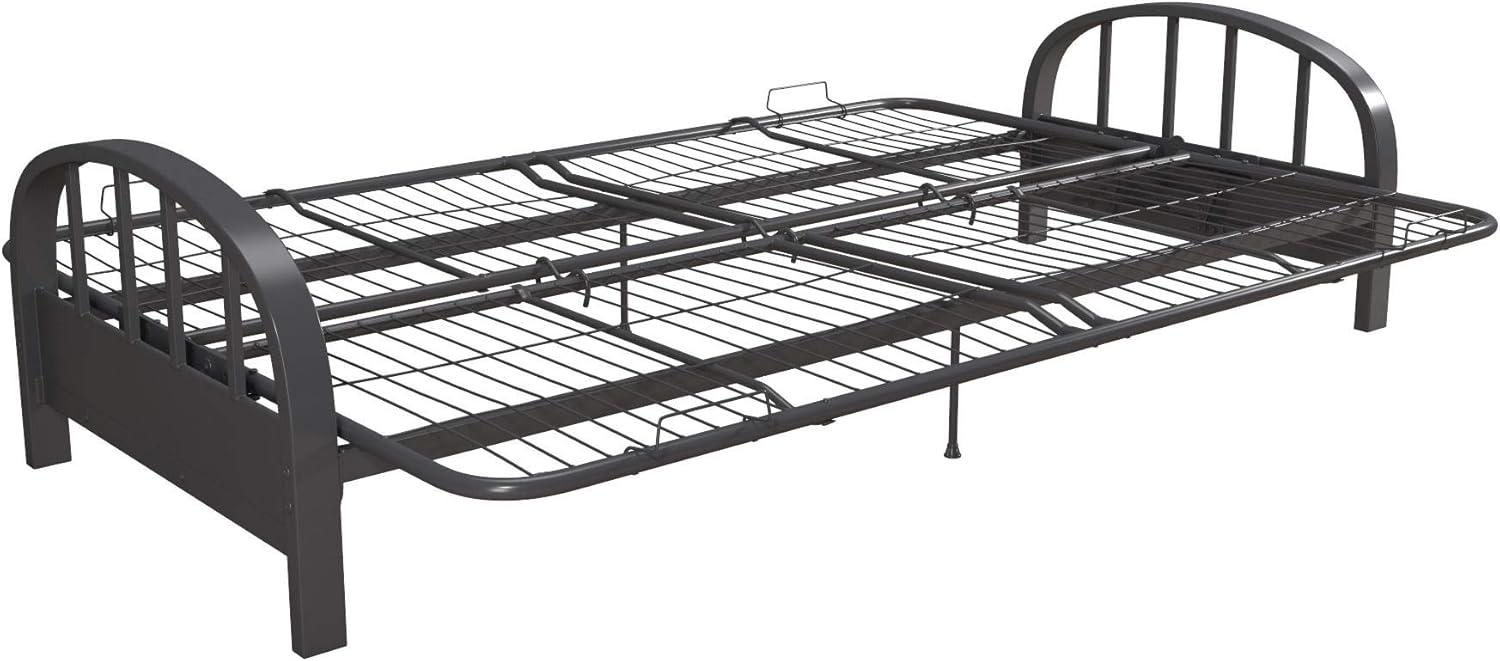 DHP Aiden Futon Frame, Gunmetal Grey