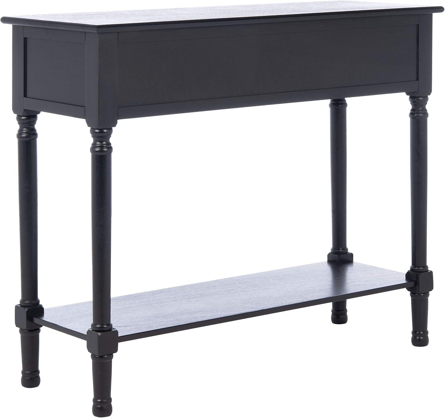 SAFAVIEH Halton Modern 2 Drawer Console Table, Distressed Grey