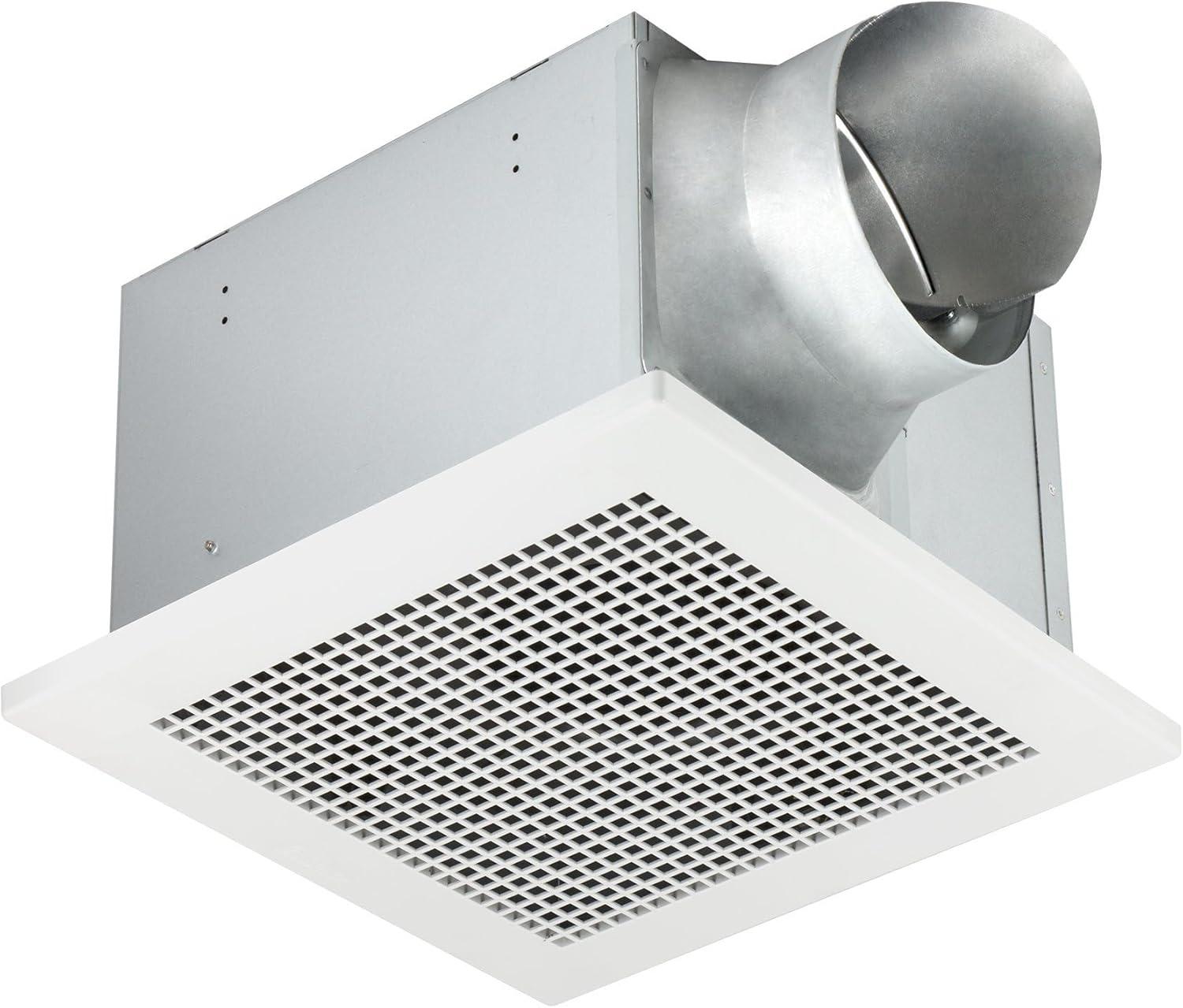 Delta Electronics BreezProfessional 6in Duct 300 CFM Ventilation Fan 120V, 7.3 CFM/Watt - Off White