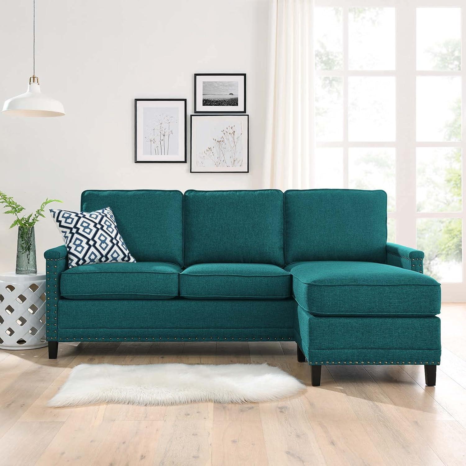 Ashton Upholstered Fabric Sectional Sofa - Modway