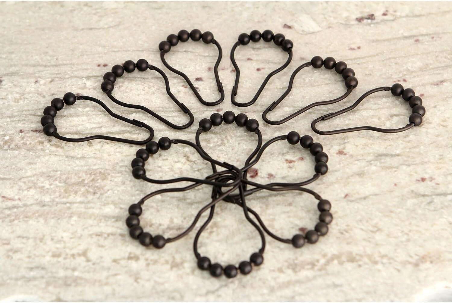 Kingston Brass Kingston Brass Edenscape Roller Ball Shower Curtain Rings (12 Pieces/Set) (Set of 12)