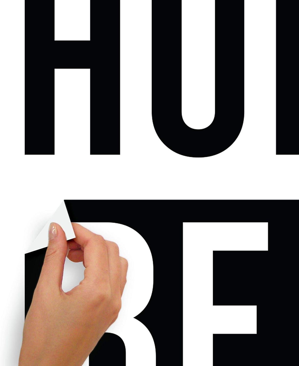 York Wallcoverings Text & Numbers Non-Wall Damaging Wall Decal