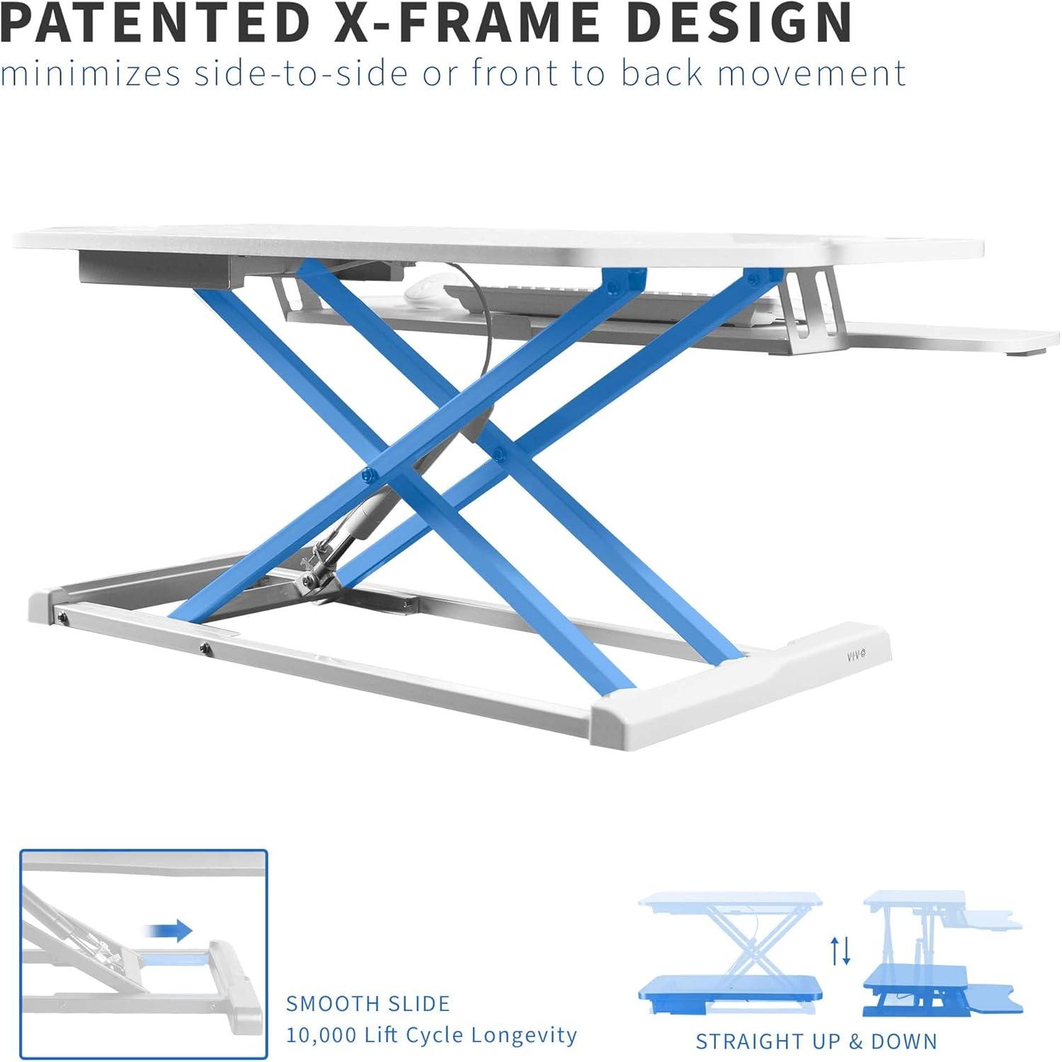 VIVO Height Adjustable Corner Desktop Monitor Riser 38" (DESK-V000KL series)