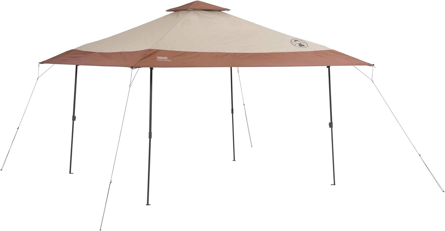 Coleman 13x13ft Beige and Brown Instant Canopy Shelter