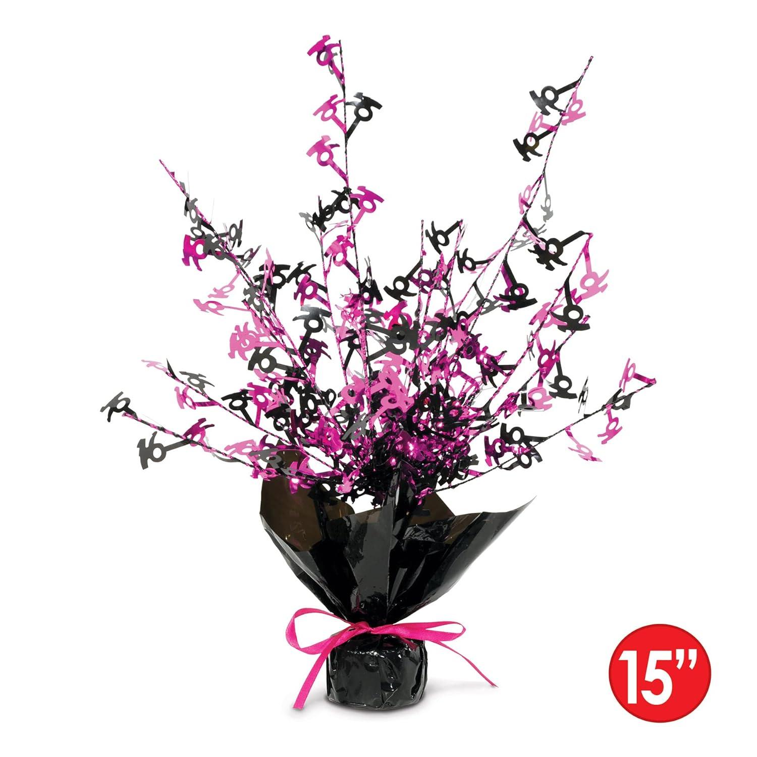 Party Decoration 16 Gleam 'N Burst Centerpiece 15" - 12 Pack (1 Per Package)