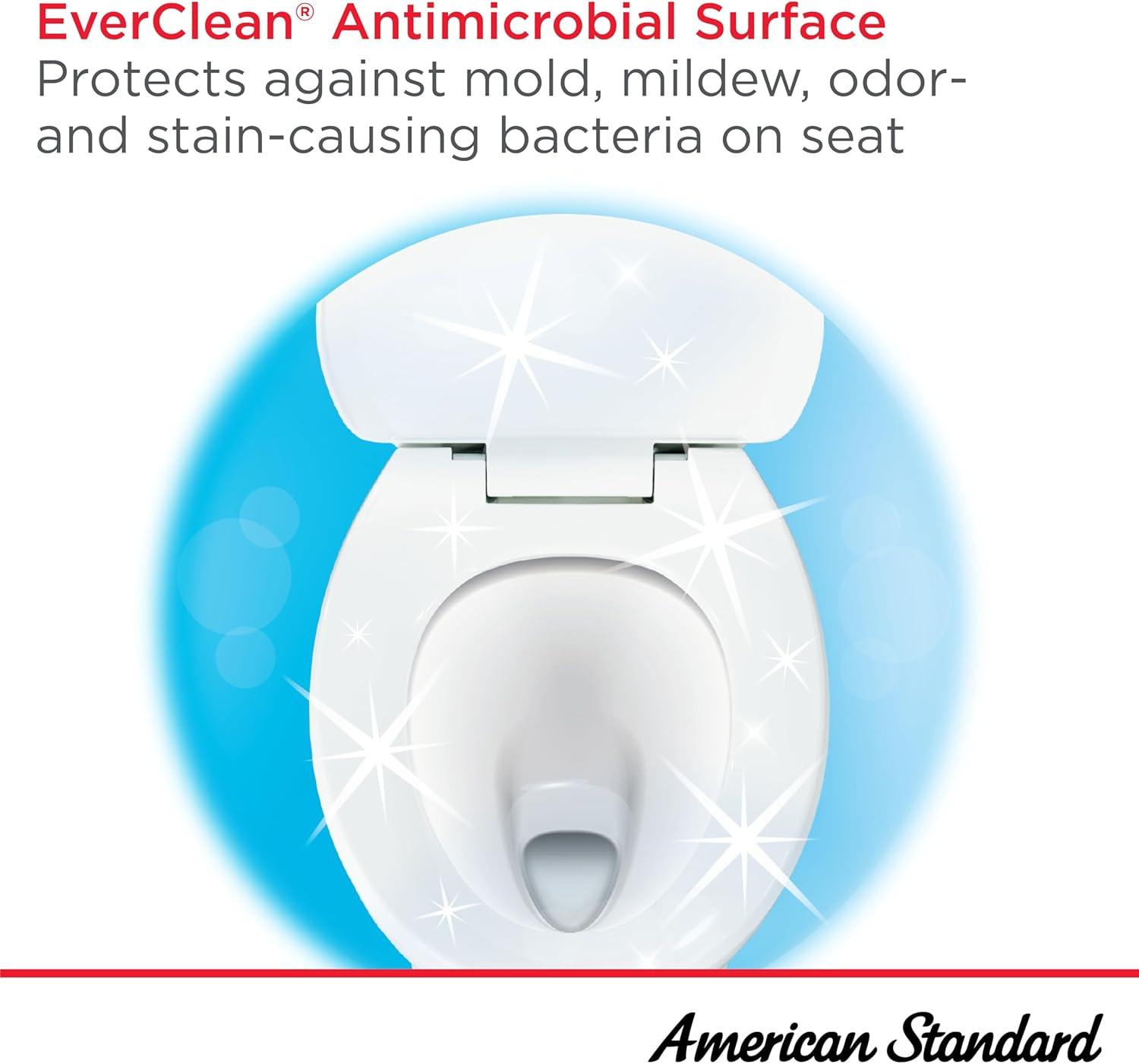 American Standard 5503B00B.020 Transitional Slow-Close Round Front Toilet Seat, White