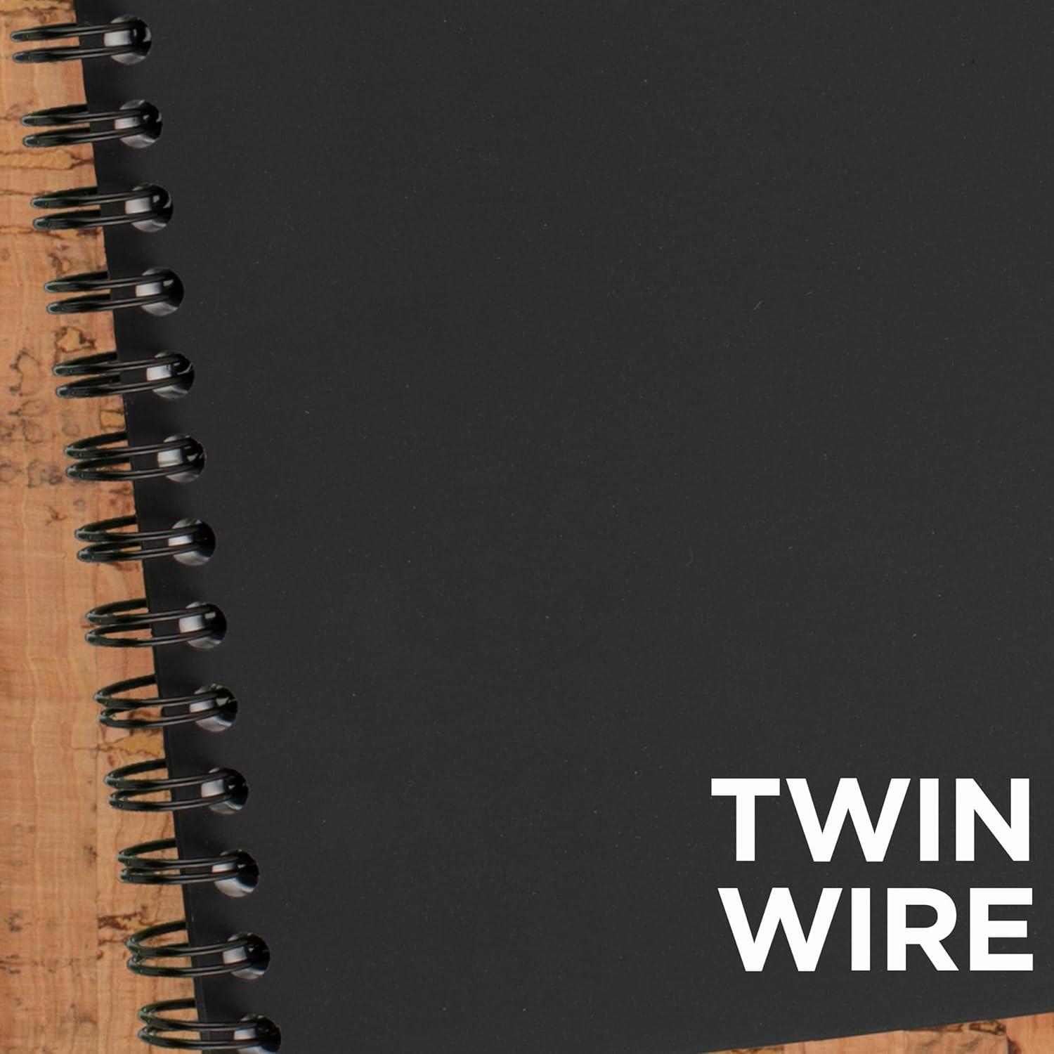 Cambridge Wirebound Business Notebook, Legal Ruled, 8.25" x 11", 80 Sheets, Gray