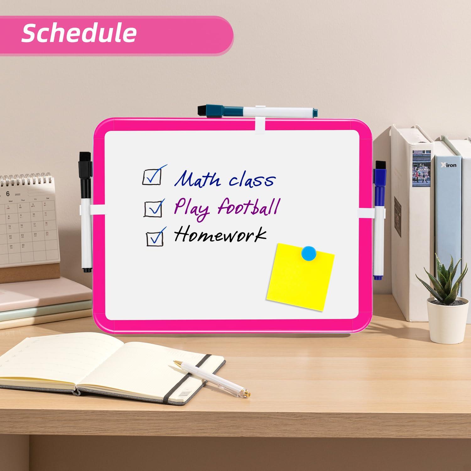 VUSIGN Small Dry Erase Whiteboard, 8.5 x 11 Inches White Board for Kids, Students, Fridge, Locker, Mini Dry Erase Board