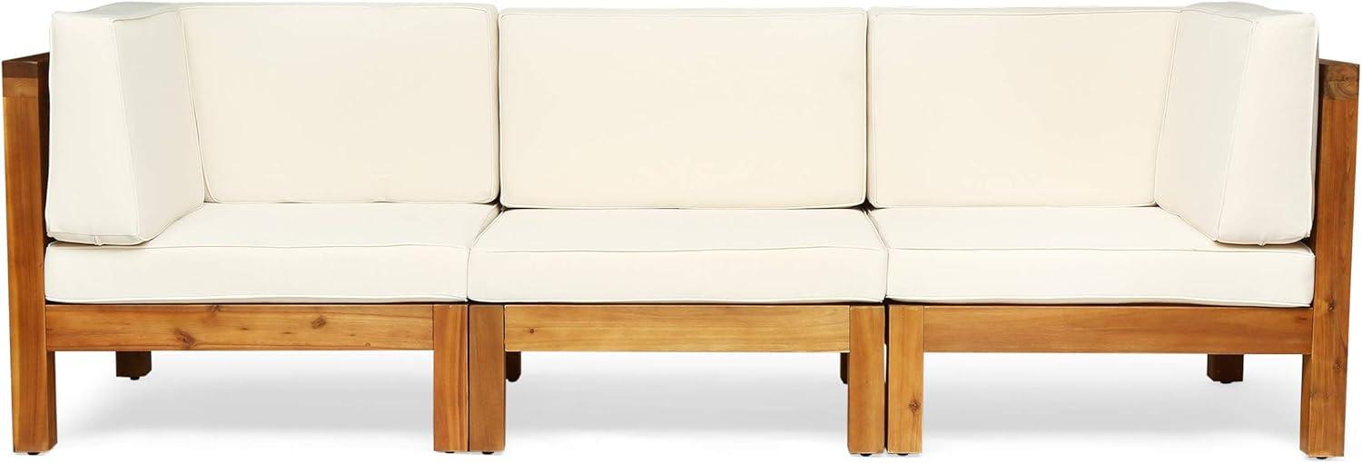 Highland Dunes 30.3'' Acacia Outdoor Patio Sofa