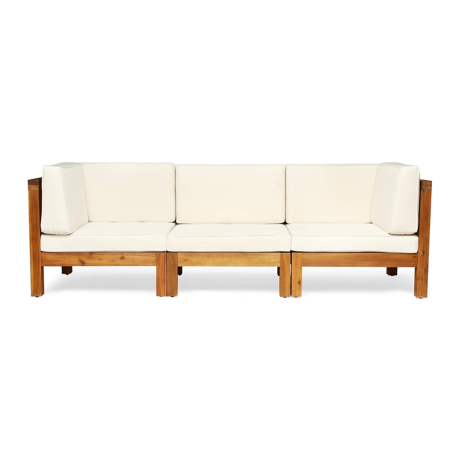 Highland Dunes 30.3'' Acacia Outdoor Patio Sofa