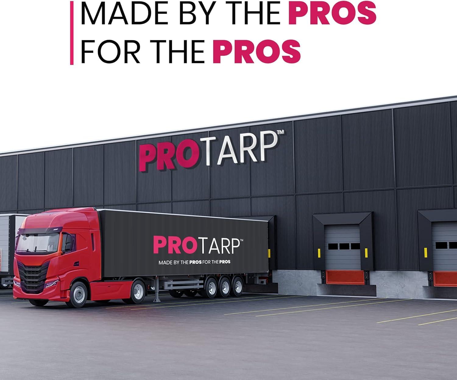 PROTARP 22 Mil Heavy Duty Polyethylene Tarp, Waterproof, UV Resistant