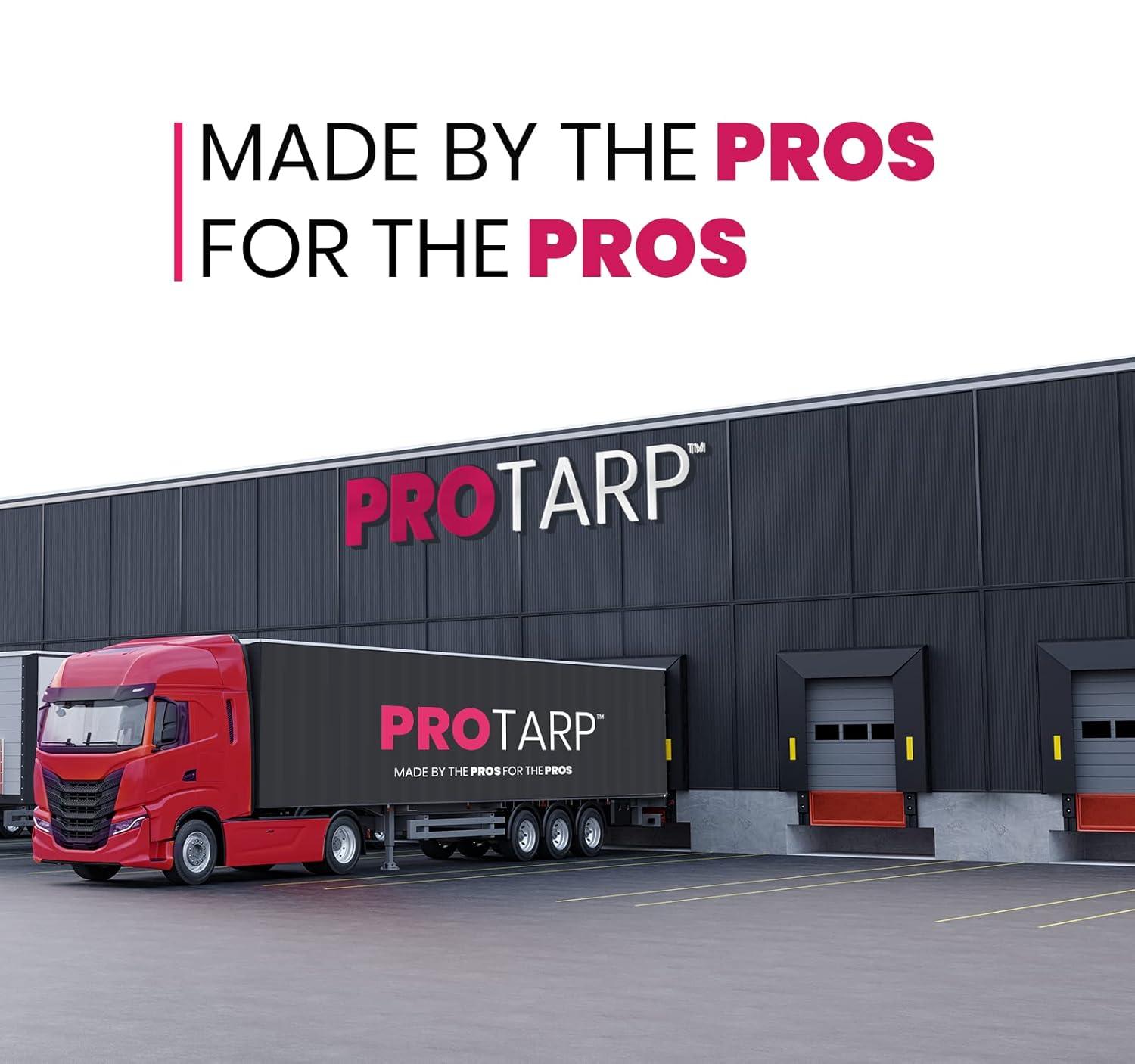 PROTARP 22 Mil Heavy Duty Polyethylene Tarp, Waterproof, UV Resistant