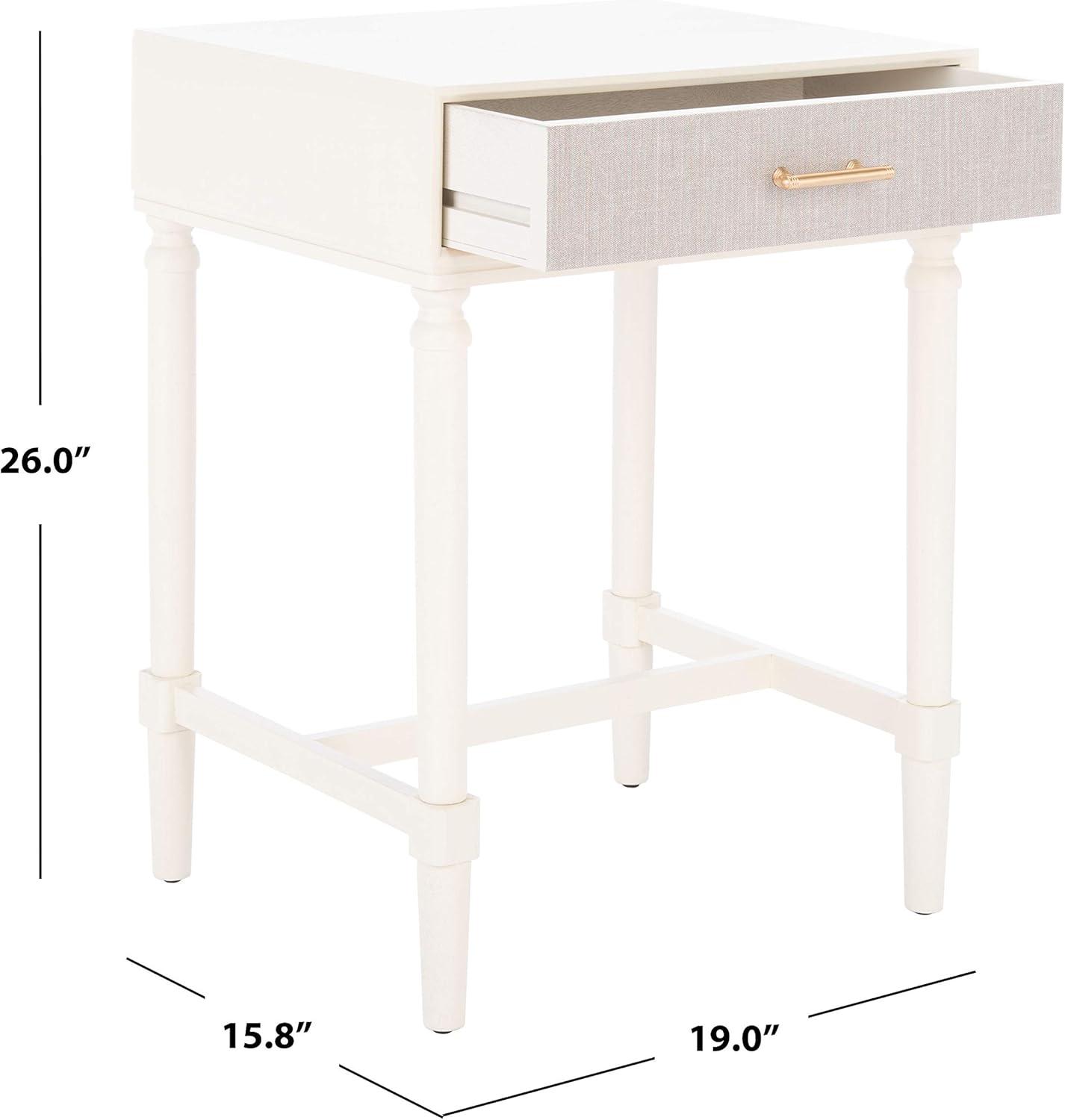 Estella 1 Drawerwith Accent Table  - Safavieh