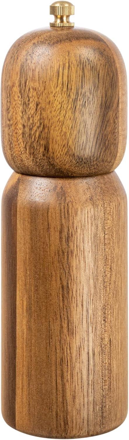 Creative Co-Op Modern Wood Salt And Pepper Mill,