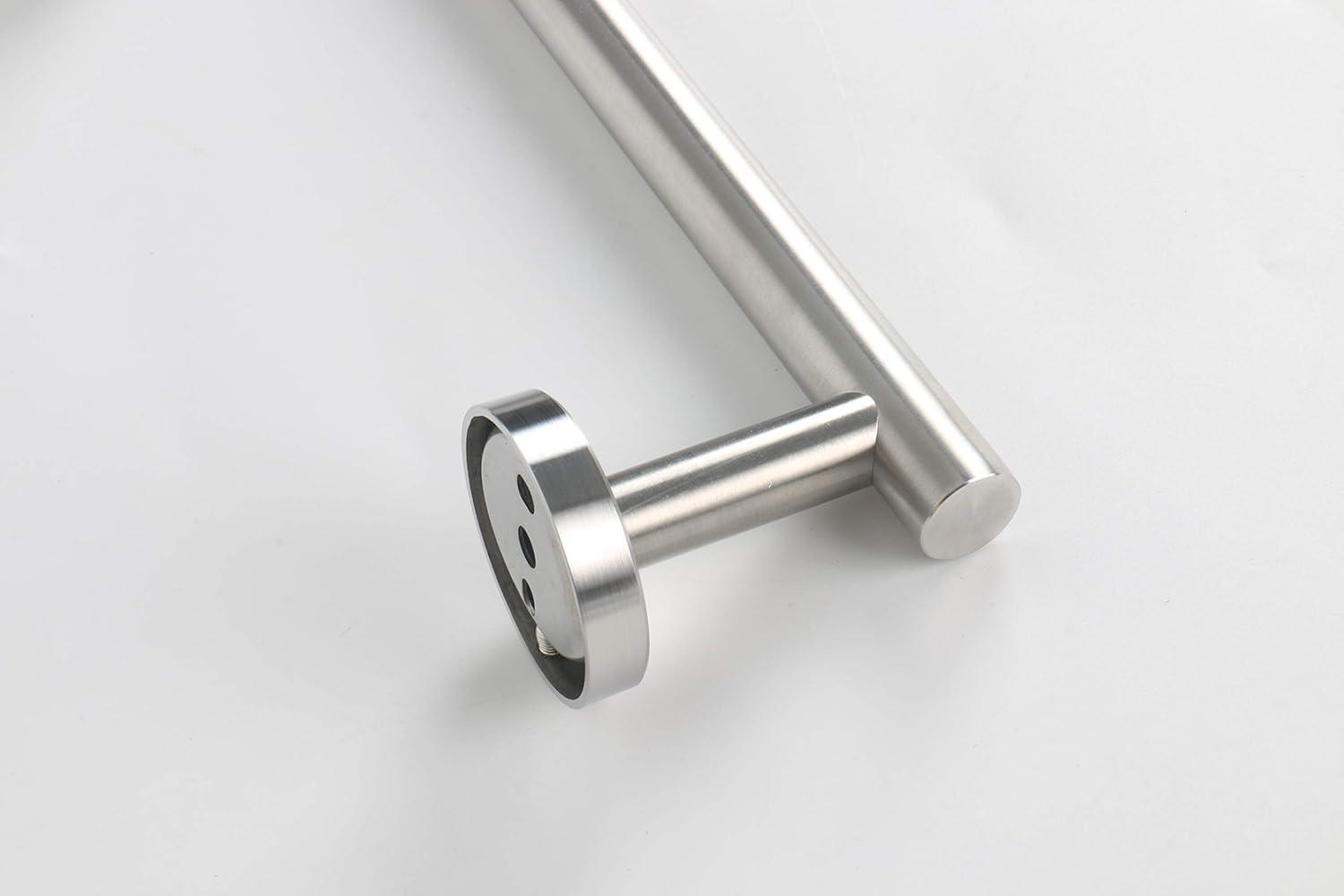 Brushed Nickel 16'' Stainless Steel Wall Mounted Towel Bar