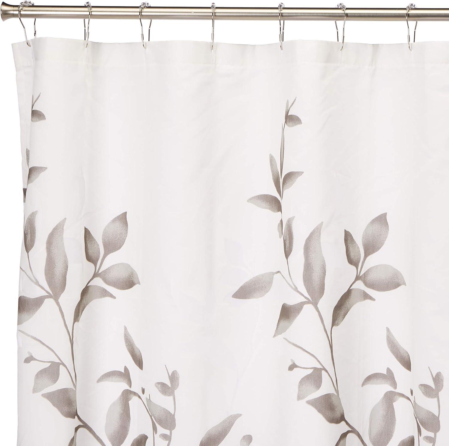 Trent Botanical Burnout Floral Printed Shower Curtain