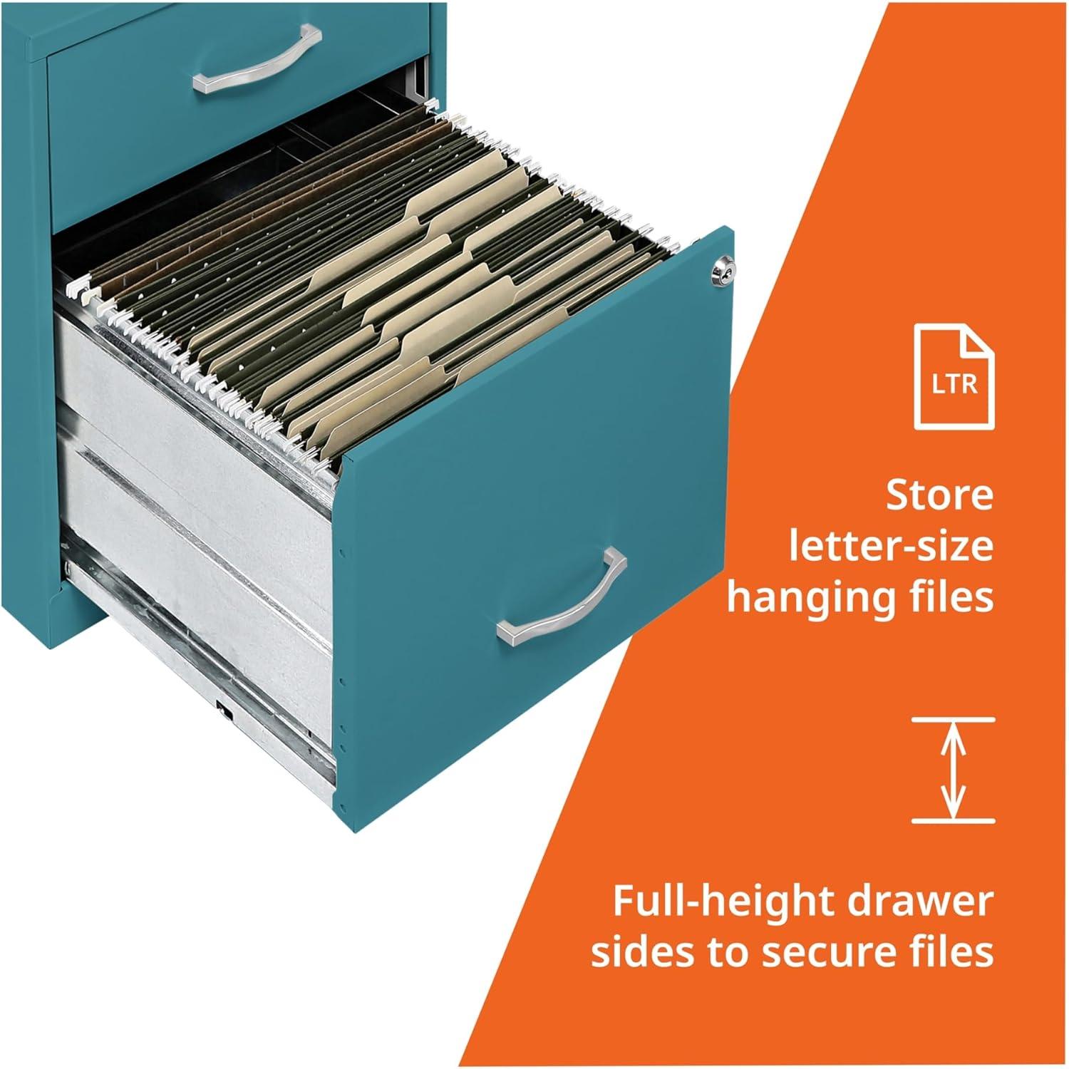 Lorell Soho 2-Drawer File Cabinet