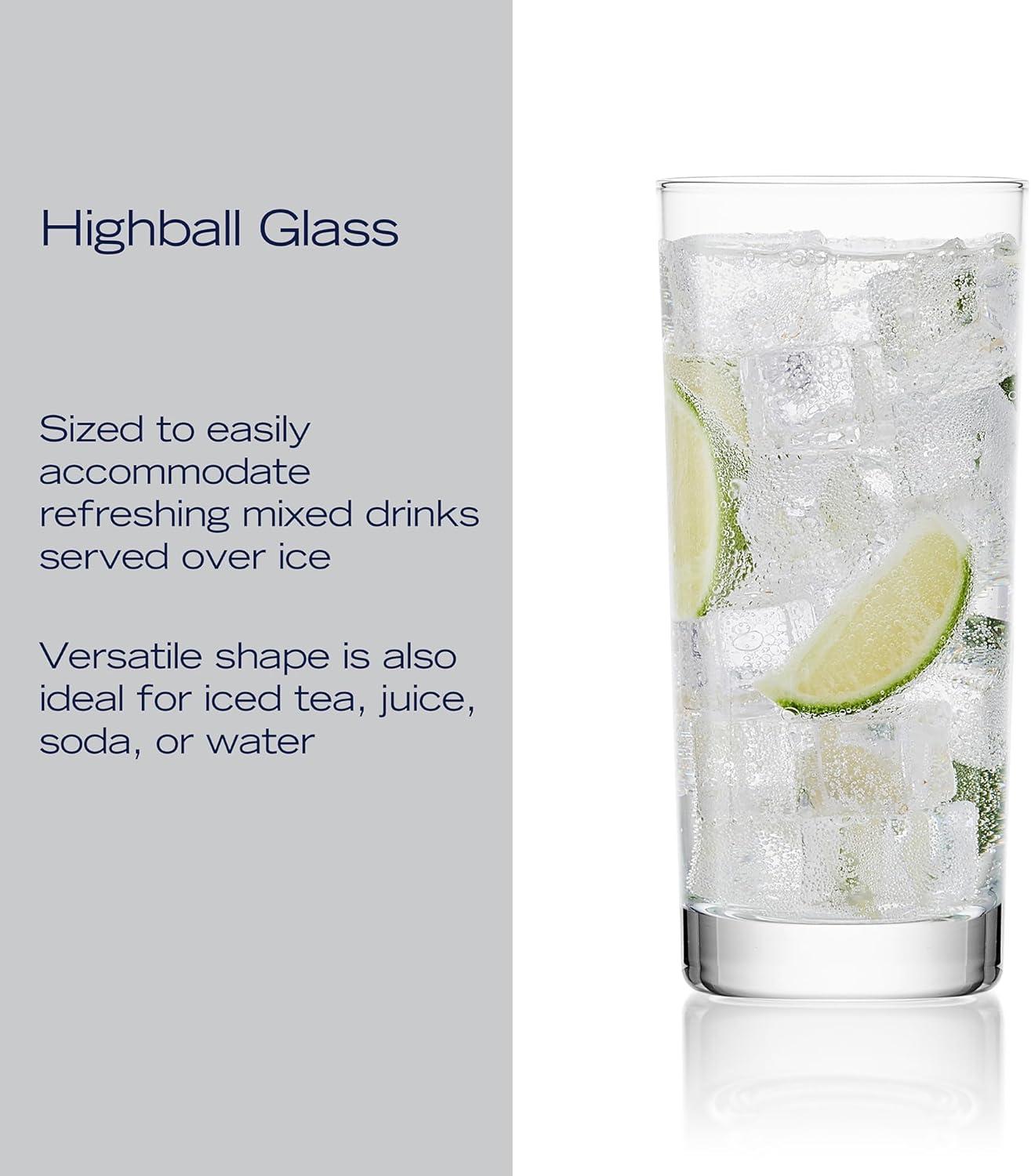 Lana 16 oz. Highball Glasses