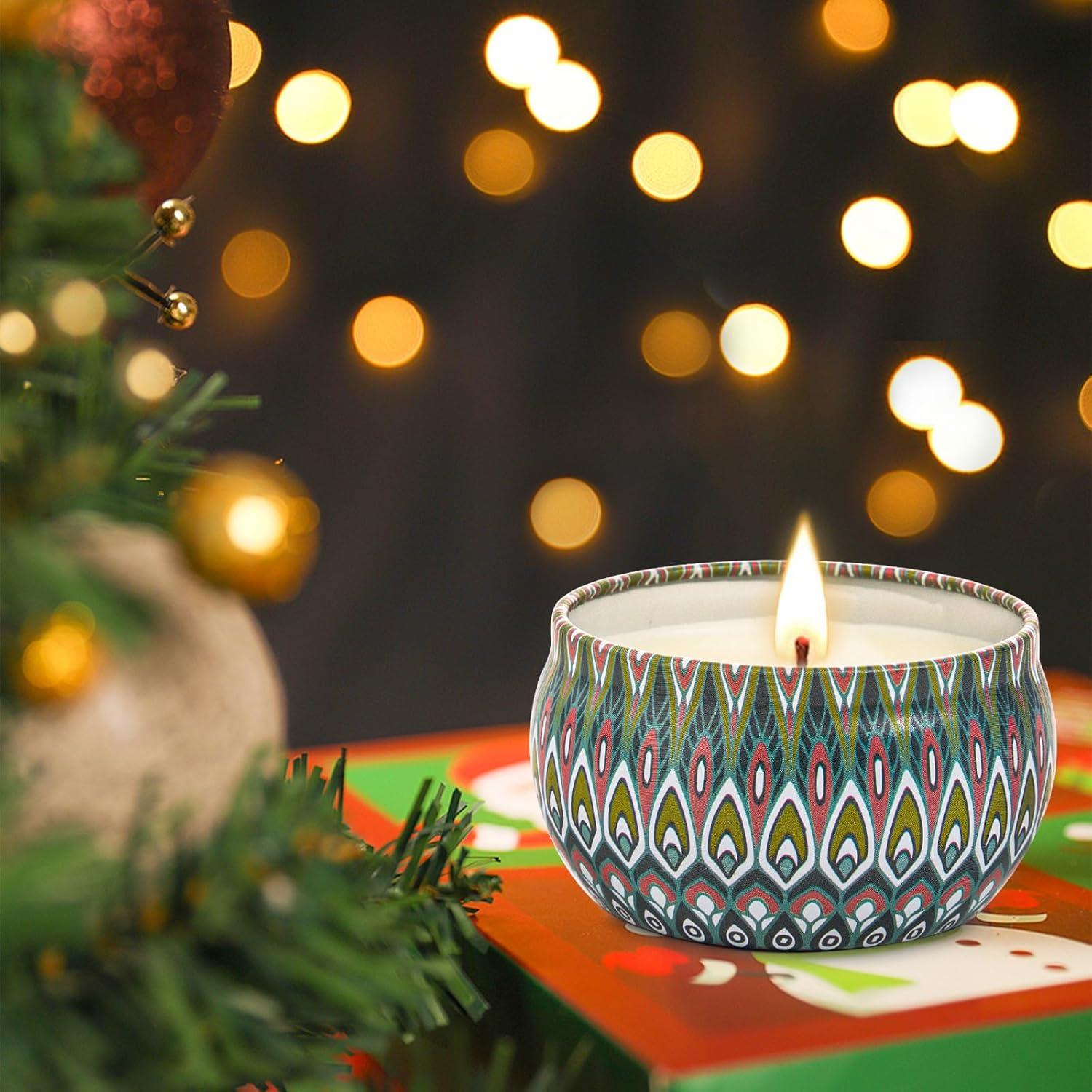 Scented Candles Gift Set, 12 Pack Aromatherapy Candles for Women, Candles for Home Scented, 300H Long Burning, Soy Wax Candle Set, Gifts for Mom Women SPA Birthday Anniversary Stocking Stuffers