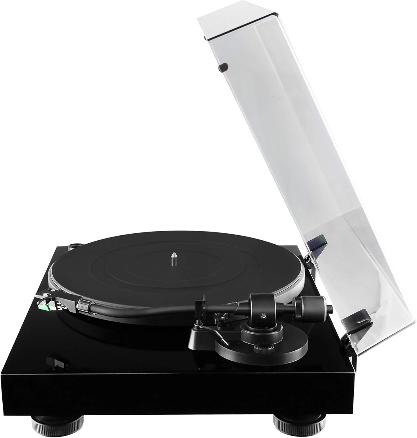 Fluance RT81 Elite High Fidelity Vinyl Turntable Record Player with Audio Technica AT95E Cartridge, Belt Drive, Preamp - Piano Black